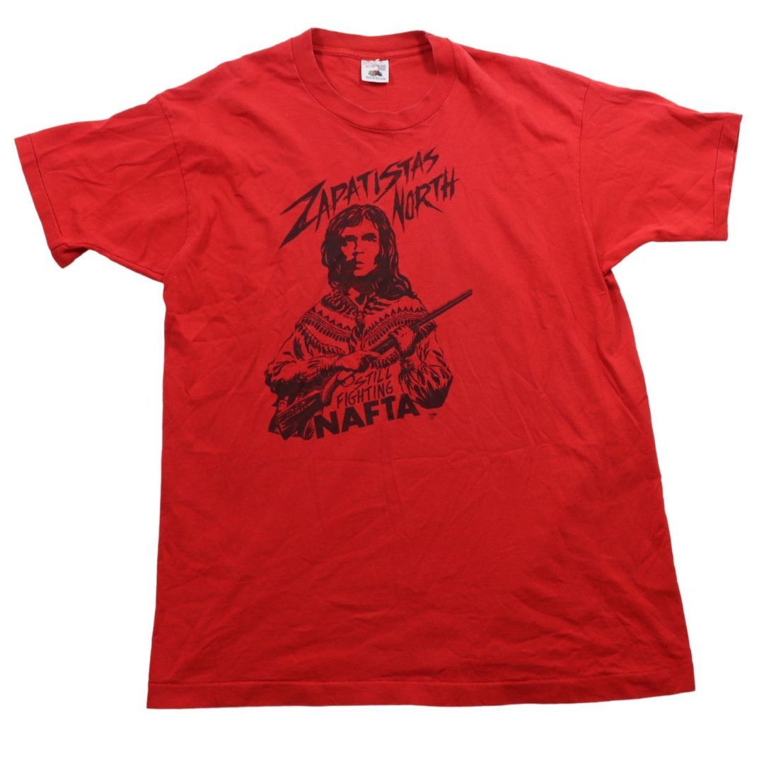 image of Vintage 90's Mexican Ezln Zapatista Size XL in Red, Men's