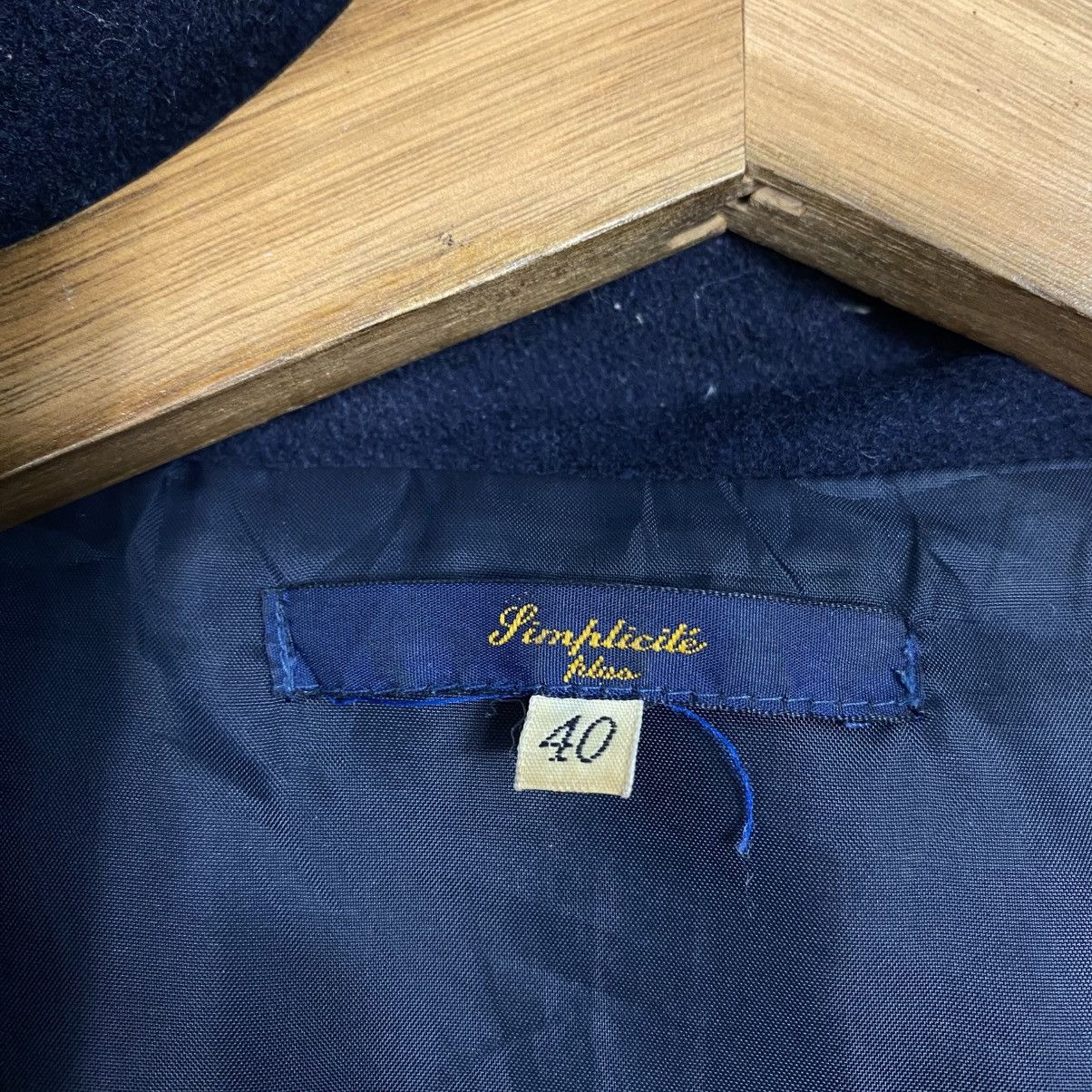Japanese Brand 📌Vintage Indigo Bomber Wool Jacket Simplicate Issey Miyake Size US M / EU 48-50 / 2 - 19 Thumbnail