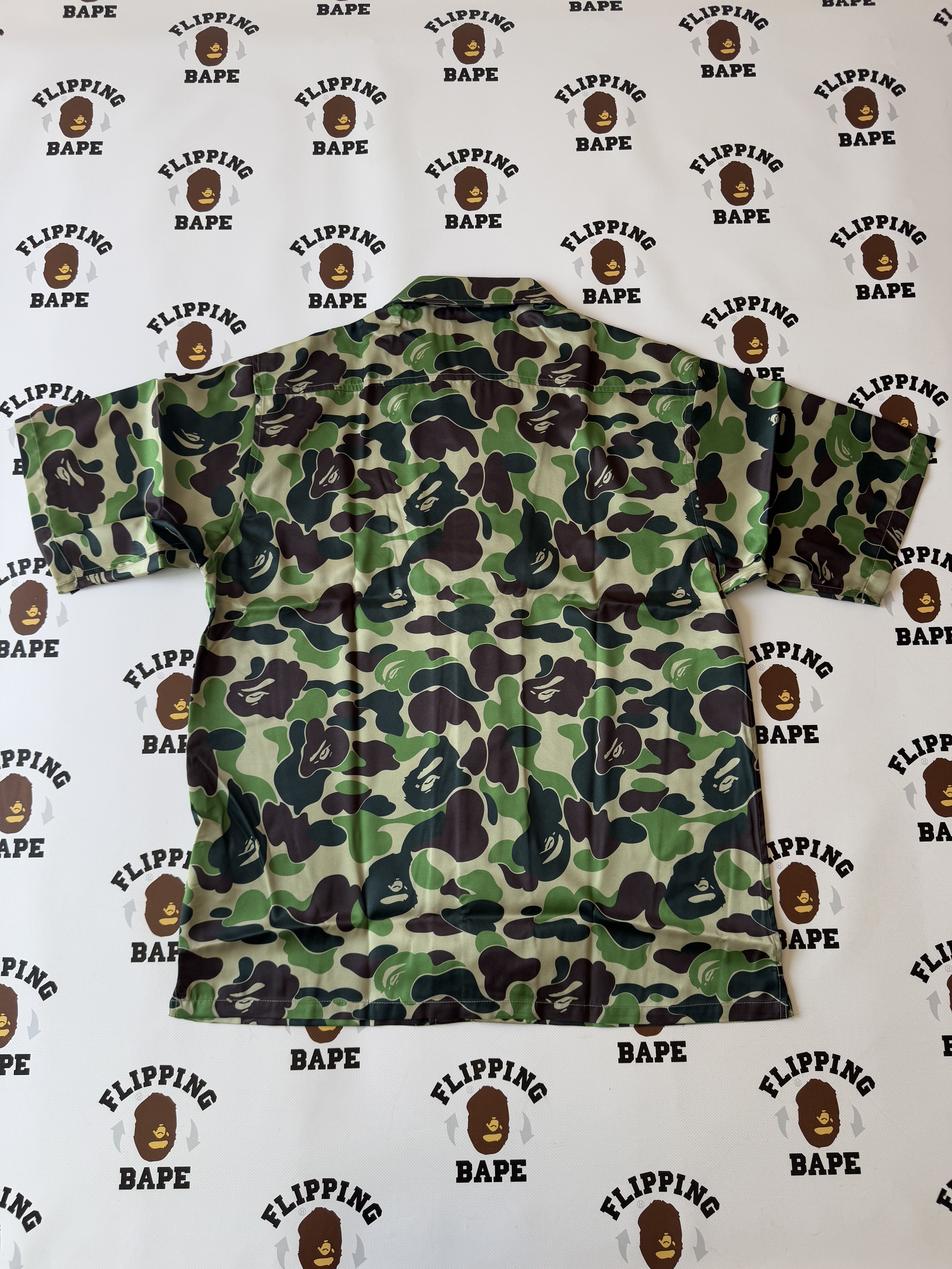 Bape BAPE ABC CAMO OPEN COLLAR SS SHIRTS (SS25) Size US L / EU 52-54 / 3 - 2 Thumbnail