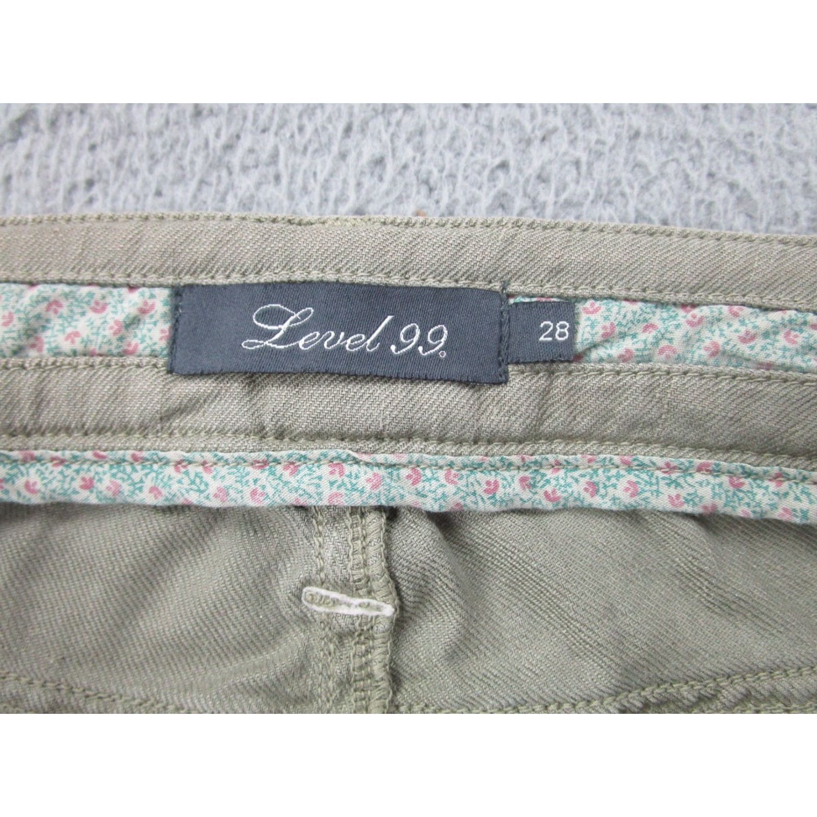 Vintage VINTAGE Level 99 Shorts Womens 32 Green Linen Coastal Boho Beach Outdoors Camp summer Size 24" / US 00 / IT 34 - 6 Thumbnail