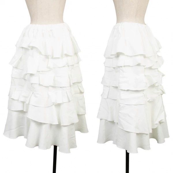 Comme des Garcons Comme Des Garcons size S White Retro Design Skirt Size 24" / US 00 / IT 34 - 1 Thumbnail