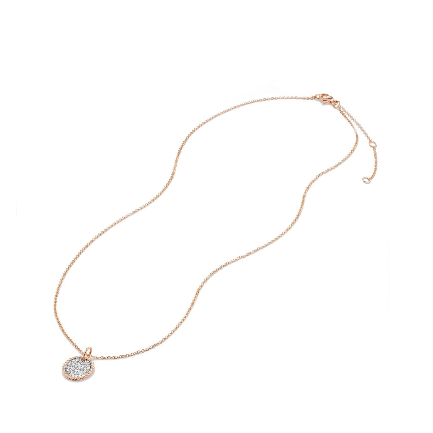 David Yurman o1w1db10325 N12214D Necklace in 18K Rose Gold with Diamond Size ONE SIZE - 2 Thumbnail