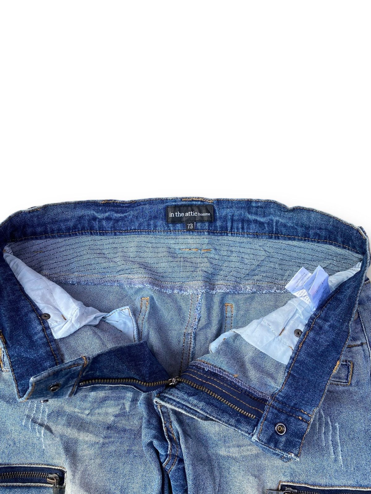 Hysteric Glamour × In The Attic × Japanese Brand In The Attic Rockers Distressed Jeans. #D8 Size US 33 - 4 Thumbnail