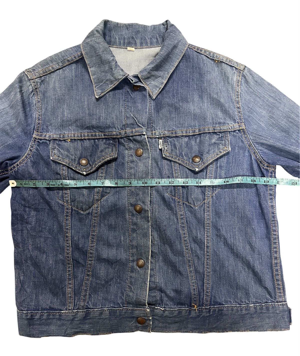 Levi's Vintage 70s levis for gals big e snap button Size L / US 10 / IT 46 - 9 Thumbnail