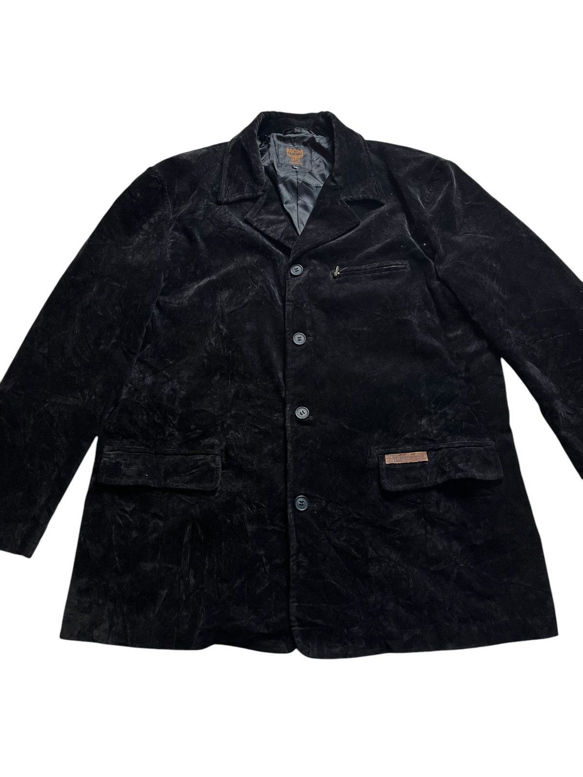 Japanese Brand MCM CORDUROY BLAZER/COAT BUTTON UP JACKET Size US XL / EU 56 / 4 - 1 Thumbnail