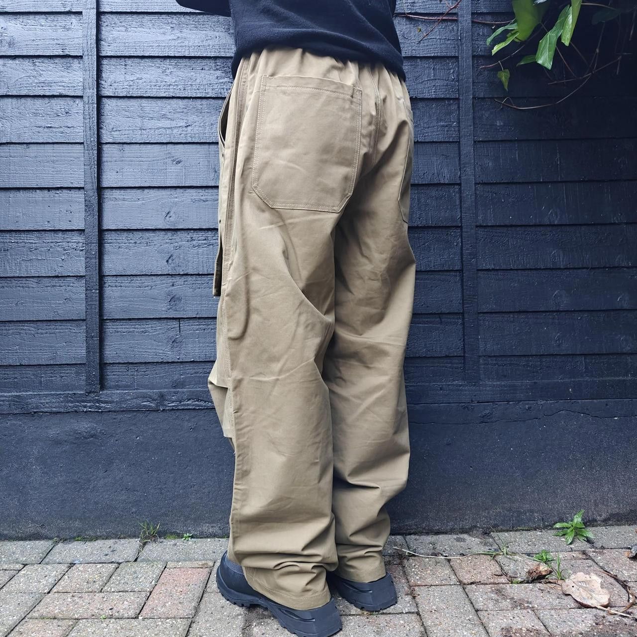 Other Japanese Khaki Articulated Wide Leg Fatigue Pants Size US 32 / EU 48 - 5 Thumbnail