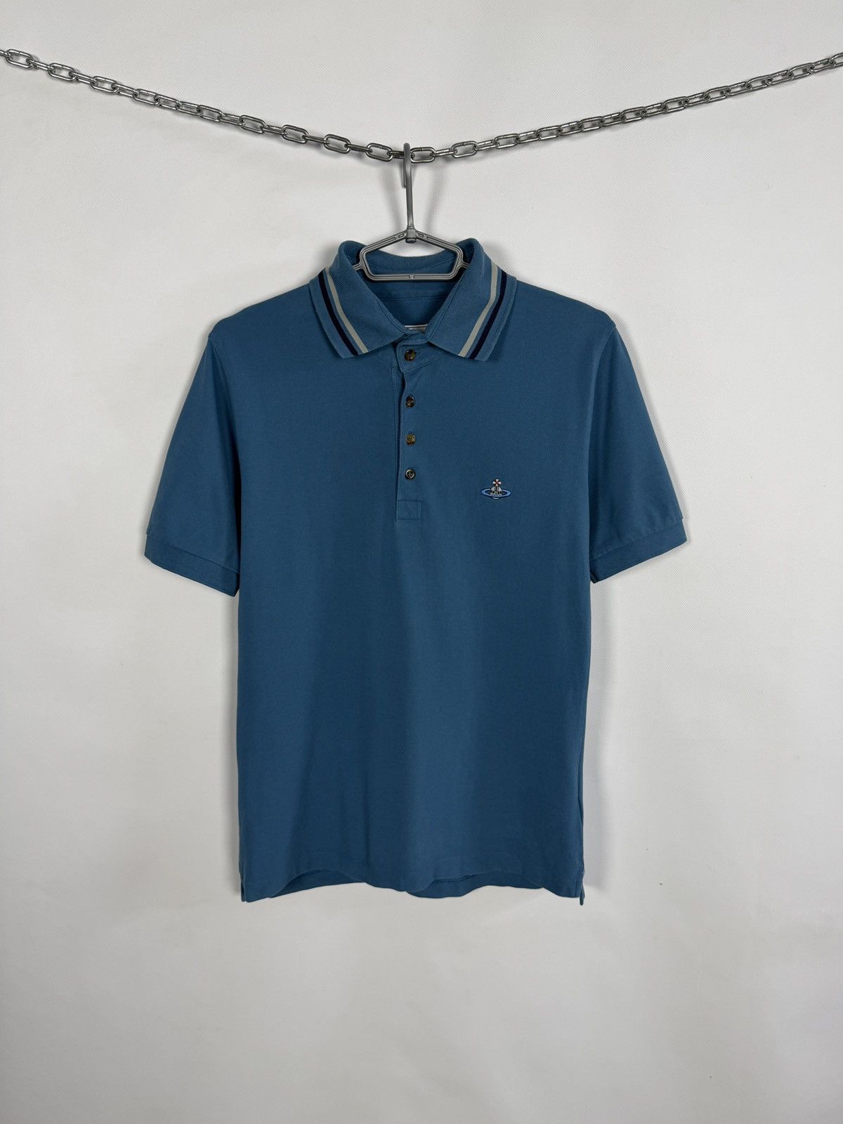Vivienne Westwood Short Sleeve Cotton Polo Shirt Size M