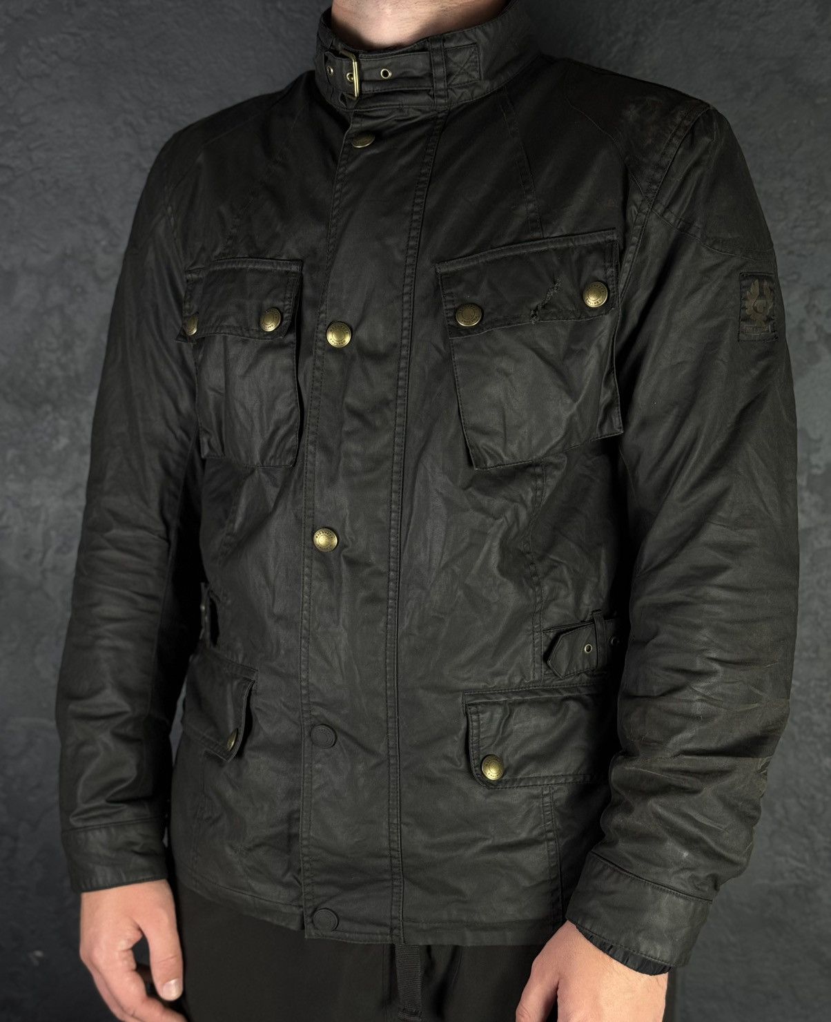 Belstaff Belstaff Crosby Motorcycle Waxed Vintage Jacket Men’s Size L Size US L / EU 52-54 / 3 - 1 Thumbnail