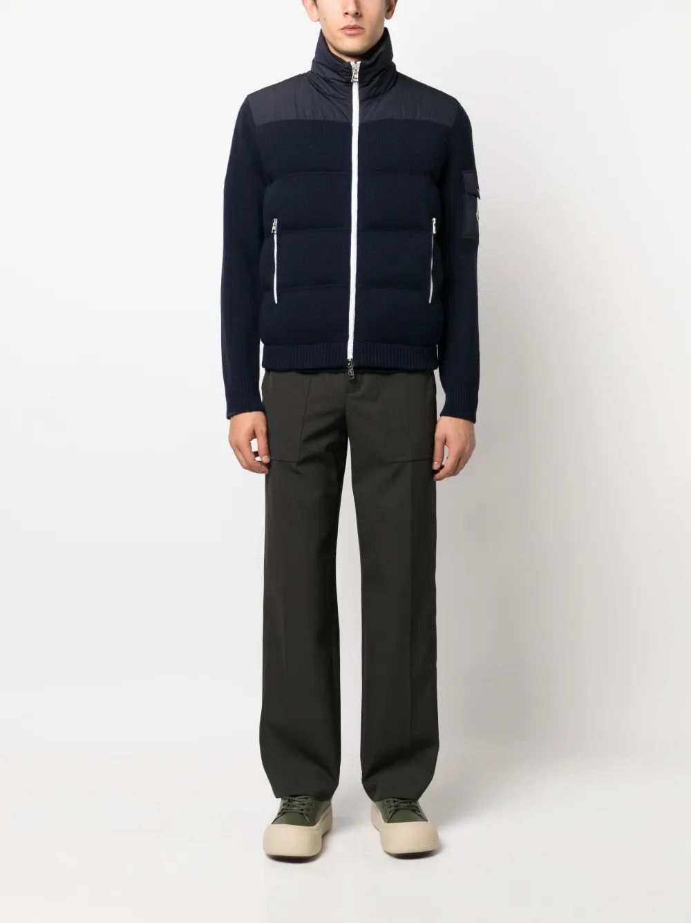 Moncler 🔥Moncler Knitted Wool Jacket/Moncler Cardigan Tricot Jacket Size US XL / EU 56 / 4 - 25 Thumbnail