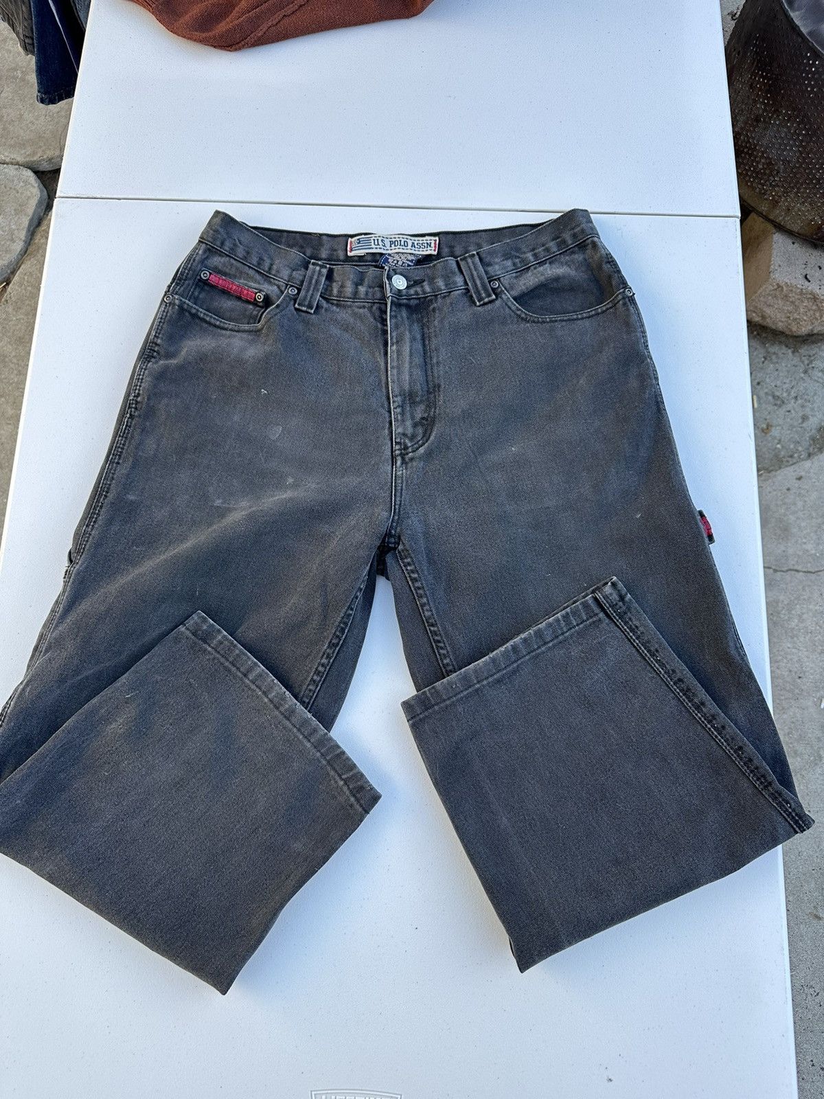 U.S. Polo Assn. Black baggy polo jeans Size US 34 / EU 50 - 2 Thumbnail