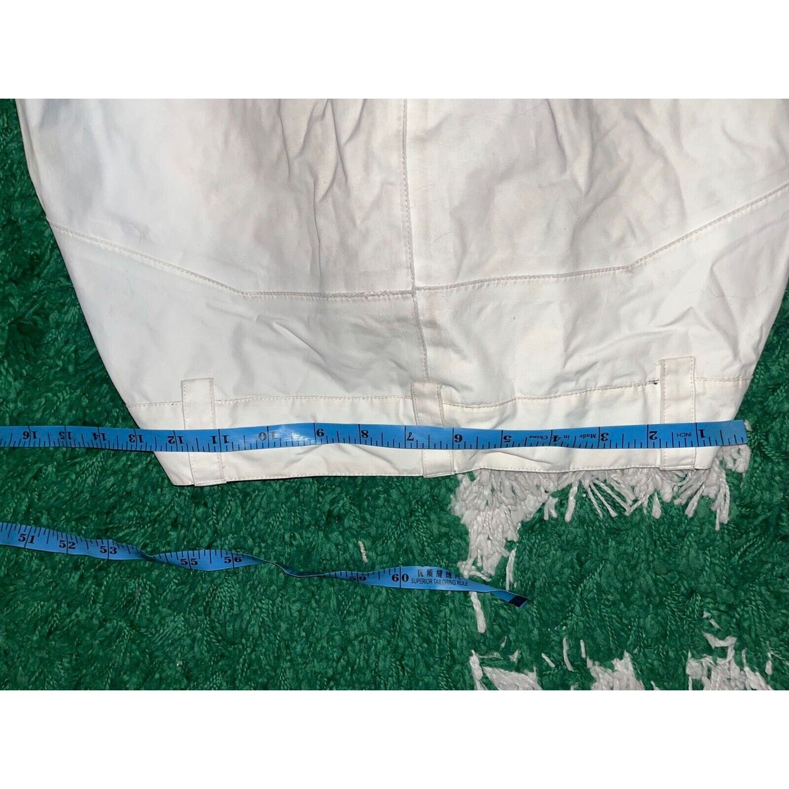 Vintage Womens Loki Ski Pants Skiwear Nylon Bottoms White Women 2 2W Size 26" / US 2 / IT 38 - 14 Thumbnail