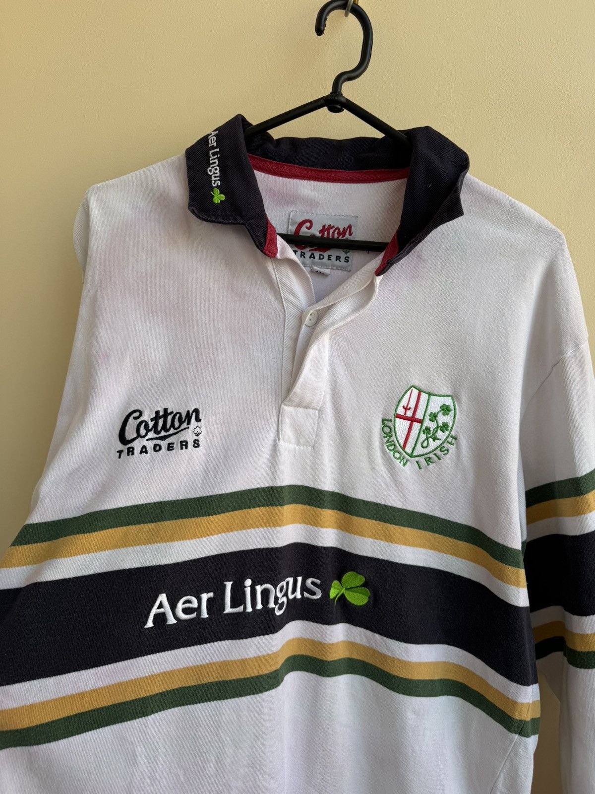Vintage Vintage London Irish 1999 - 2000 Rugby Shirt Jersey Size L Size US L / EU 52-54 / 3 - 3 Thumbnail