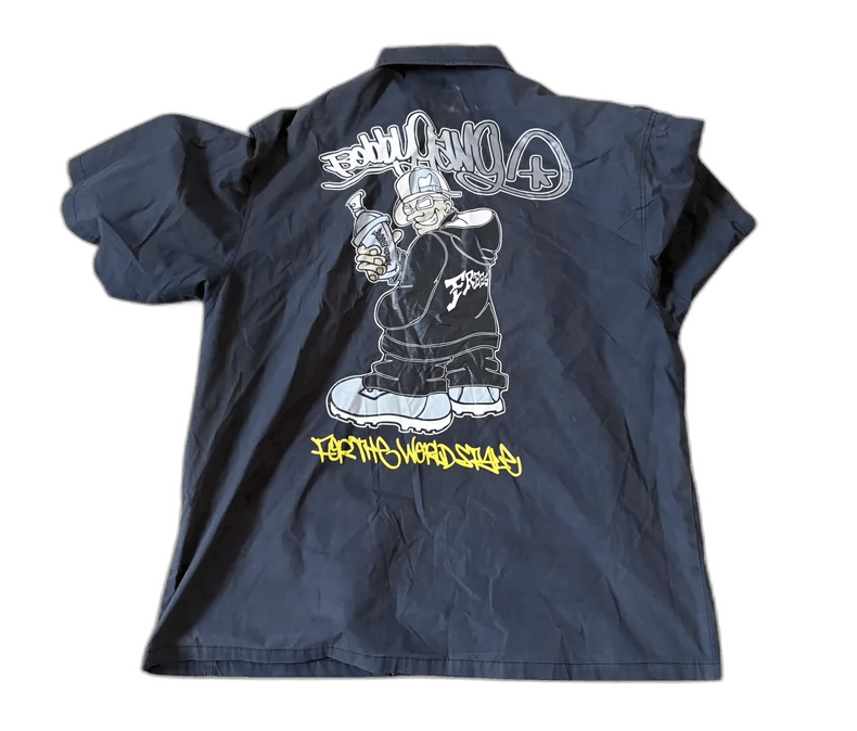 Yohji Yamamoto Vintage 90s Oversized Skate Shirt Size L / US 10 / IT 46 - 1 Thumbnail