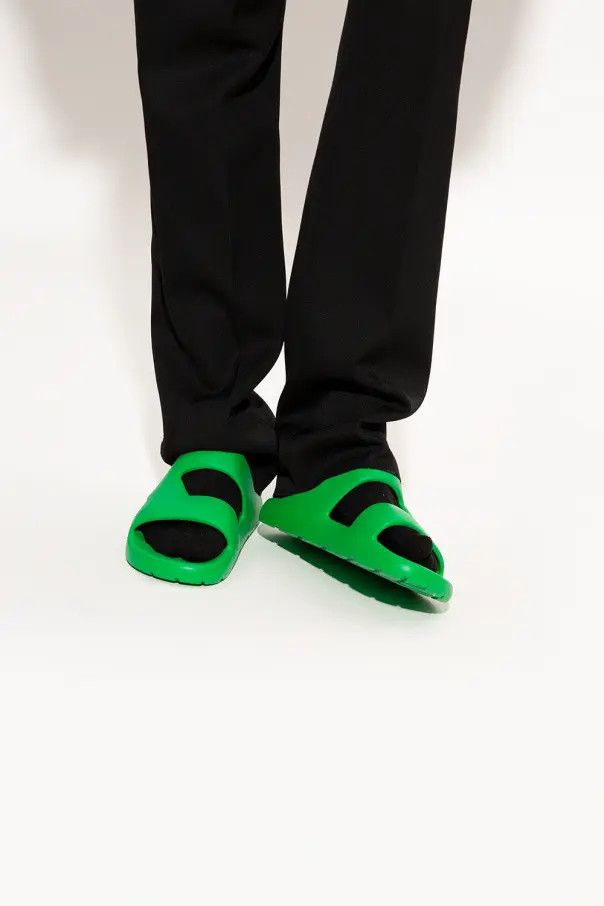 Bottega Veneta o1bcso1str0925 Band Slides in Green Size US 6 / EU 39 - 2 Thumbnail