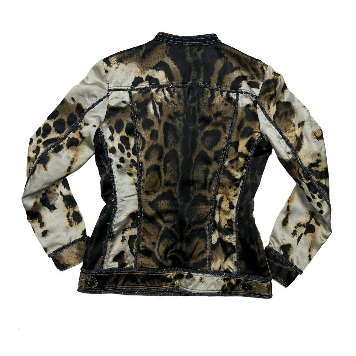 Gianfranco Ferre × Vintage Gianfranco Ferre Jeans Boutique Vintage Jacket Leopard Style Size S / US 4 / IT 40 - 8 Thumbnail