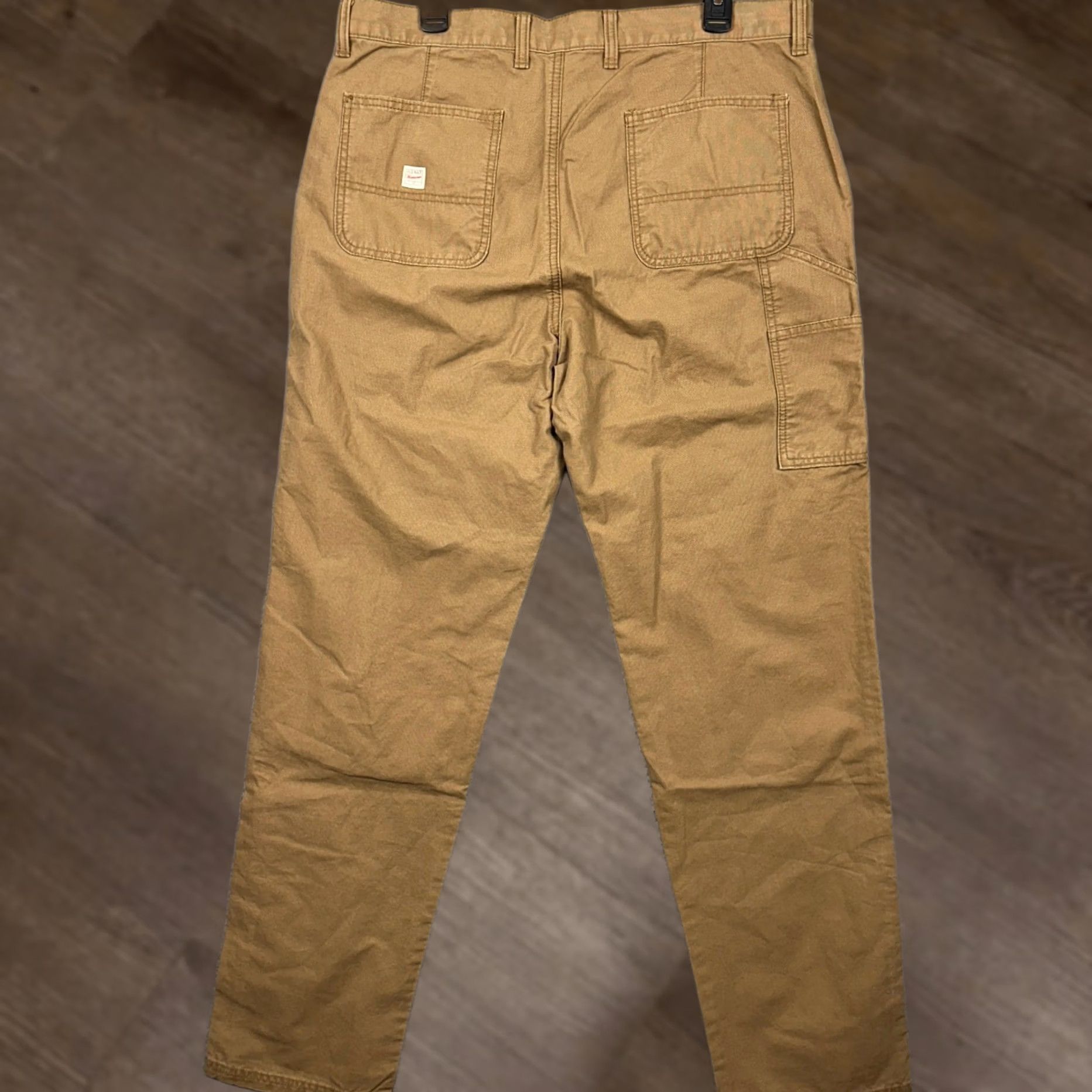 Old Navy VINTAGE Old Navy Workwear Pants Mens 36X36 Brown Loose Taper Carpenter Cargo Canvas Size US 36 / EU 52 - 1 Thumbnail