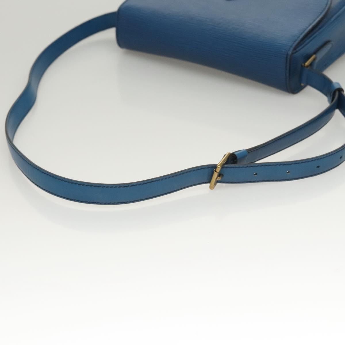 Louis Vuitton LOUIS VUITTON Epi Saint Cloud GM Shoulder Bag Toledo Blue Size ONE SIZE - 7 Thumbnail