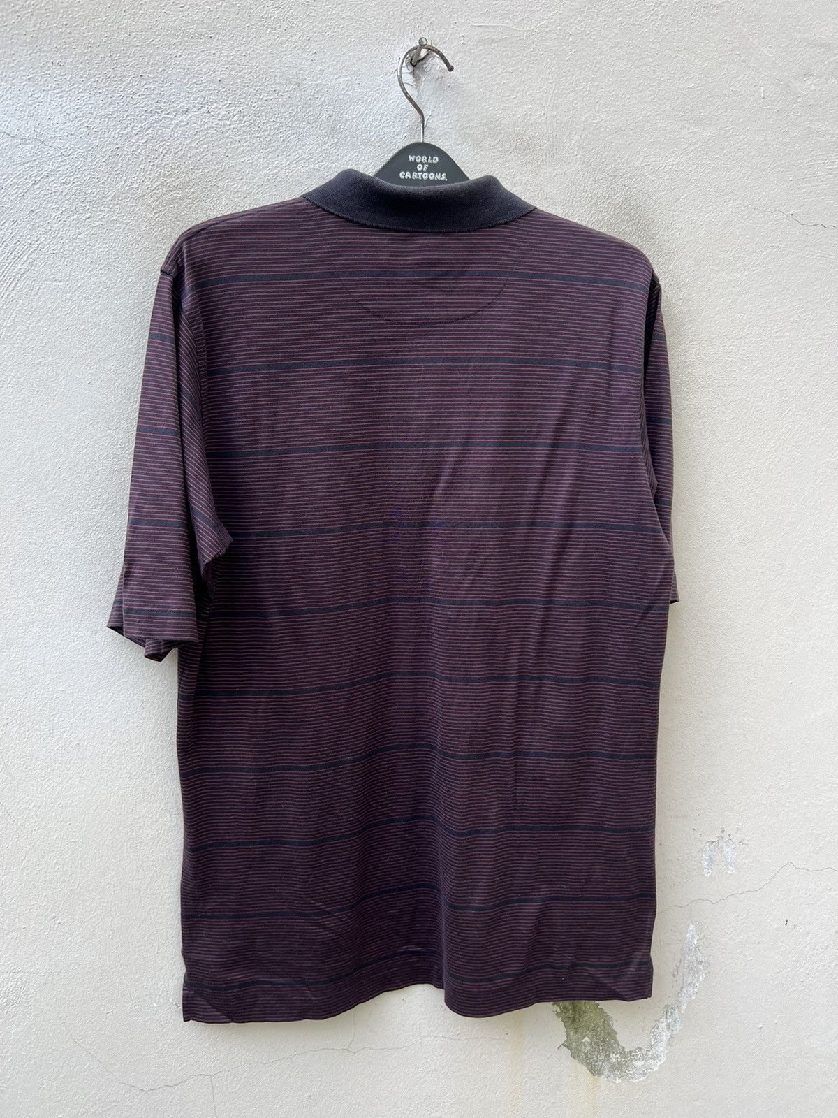 Nike Vintage 2000s Nike Tiger Wood Striped Polo Shirt Golf Size US L / EU 52-54 / 3 - 8 Thumbnail