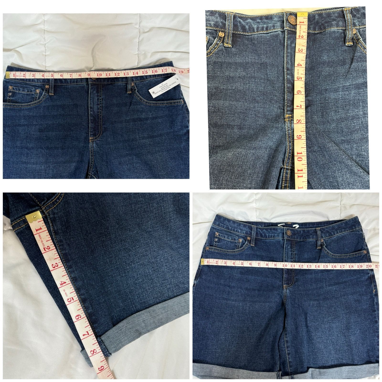 Seven 7 Seven 7 Women’s Scottsdale Relaxed Bermuda Shorts Size 14 Size 36" / US 14 / IT 50 - 6 Thumbnail