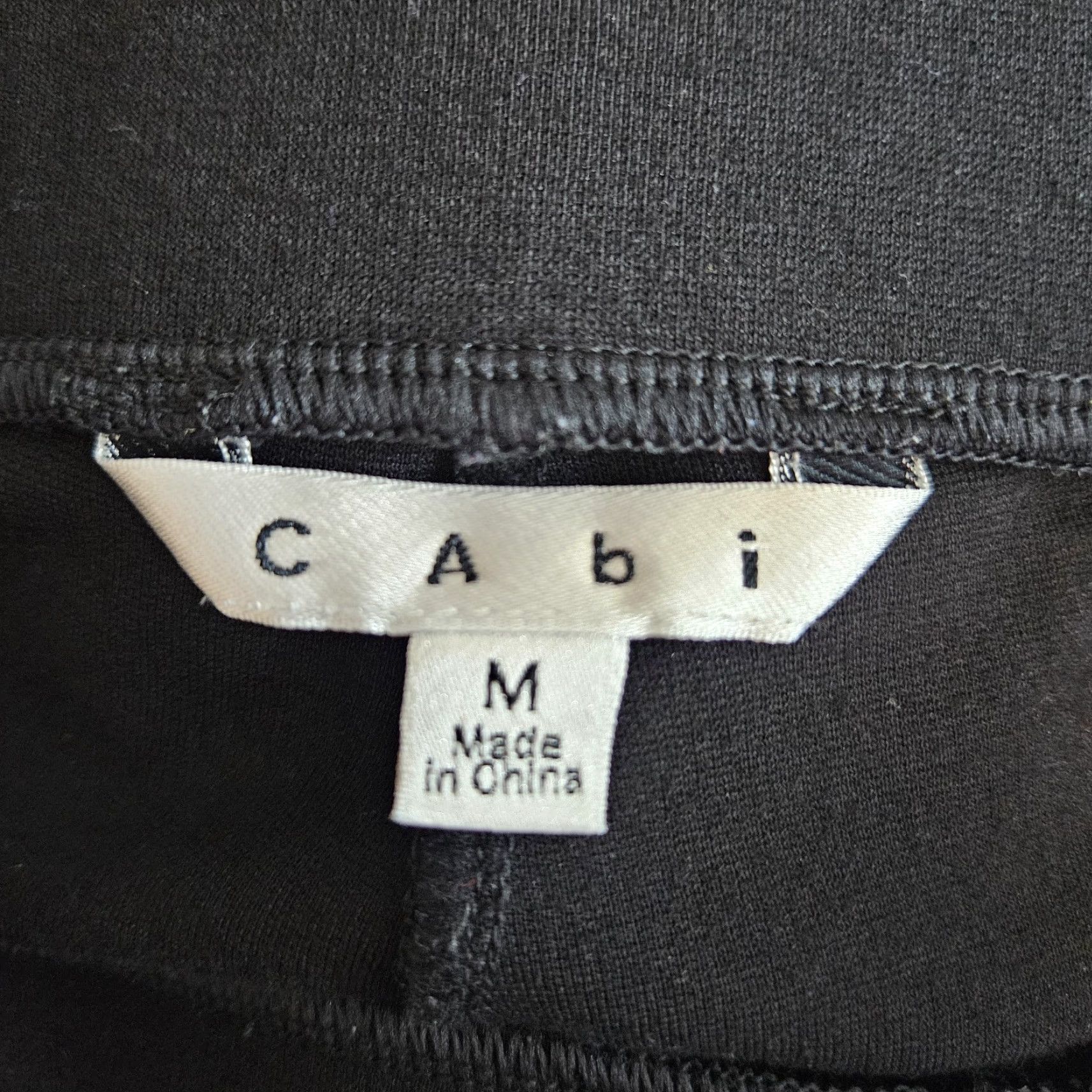 Vintage Cabi Ponte Leggings Womens Medium Black Mid Rise Ankle Zip Knit Pants Size 32" / US 10 / IT 46 - 7 Thumbnail