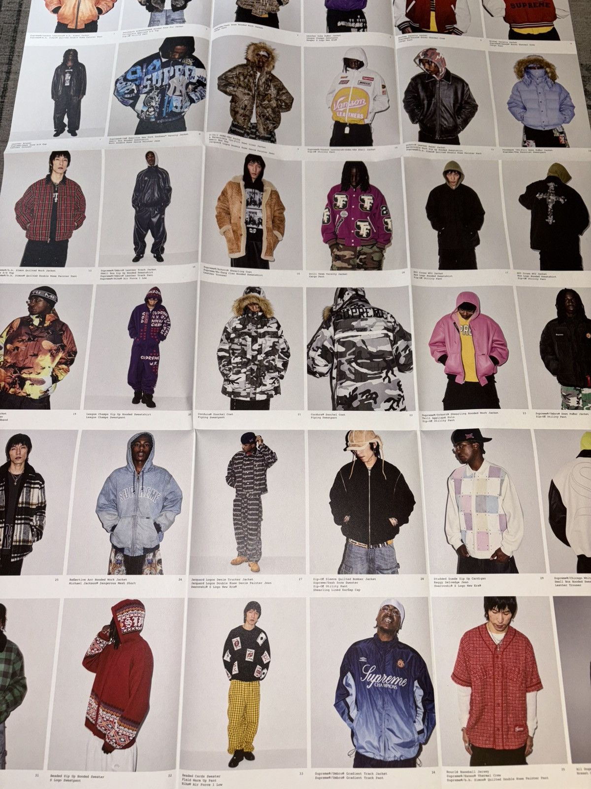 Supreme Supreme Fall Winter 2025 Look Book Poster Size ONE SIZE - 2 Thumbnail
