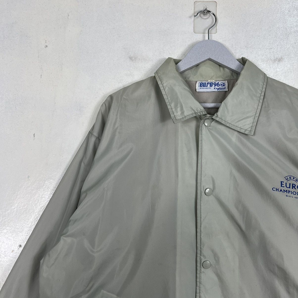 Vintage 🔥 VINTAGE 1996 UEFA EURO ENGLAND COACH JACKET Size US M / EU 48-50 / 2 - 8 Thumbnail