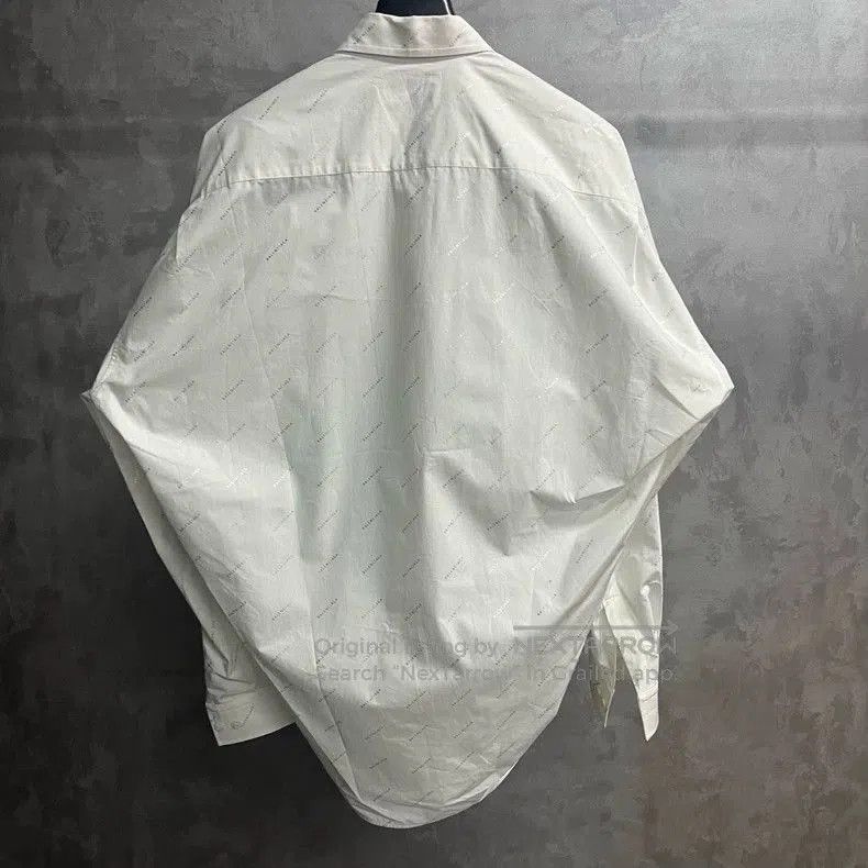 Balenciaga Balenciaga White Logo Print Oversized Shirt. Size US S / EU 44-46 / 1 - 2 Thumbnail