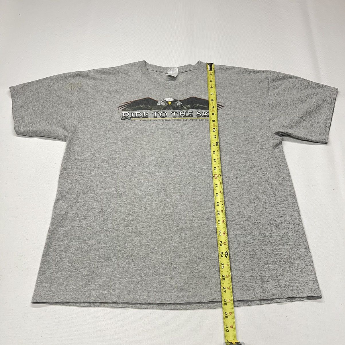 Harley Davidson × Vintage Harley Davidson Tee Shirt Grey Ride To The Sky Eagle Biker Size US XL / EU 56 / 4 - 16 Thumbnail