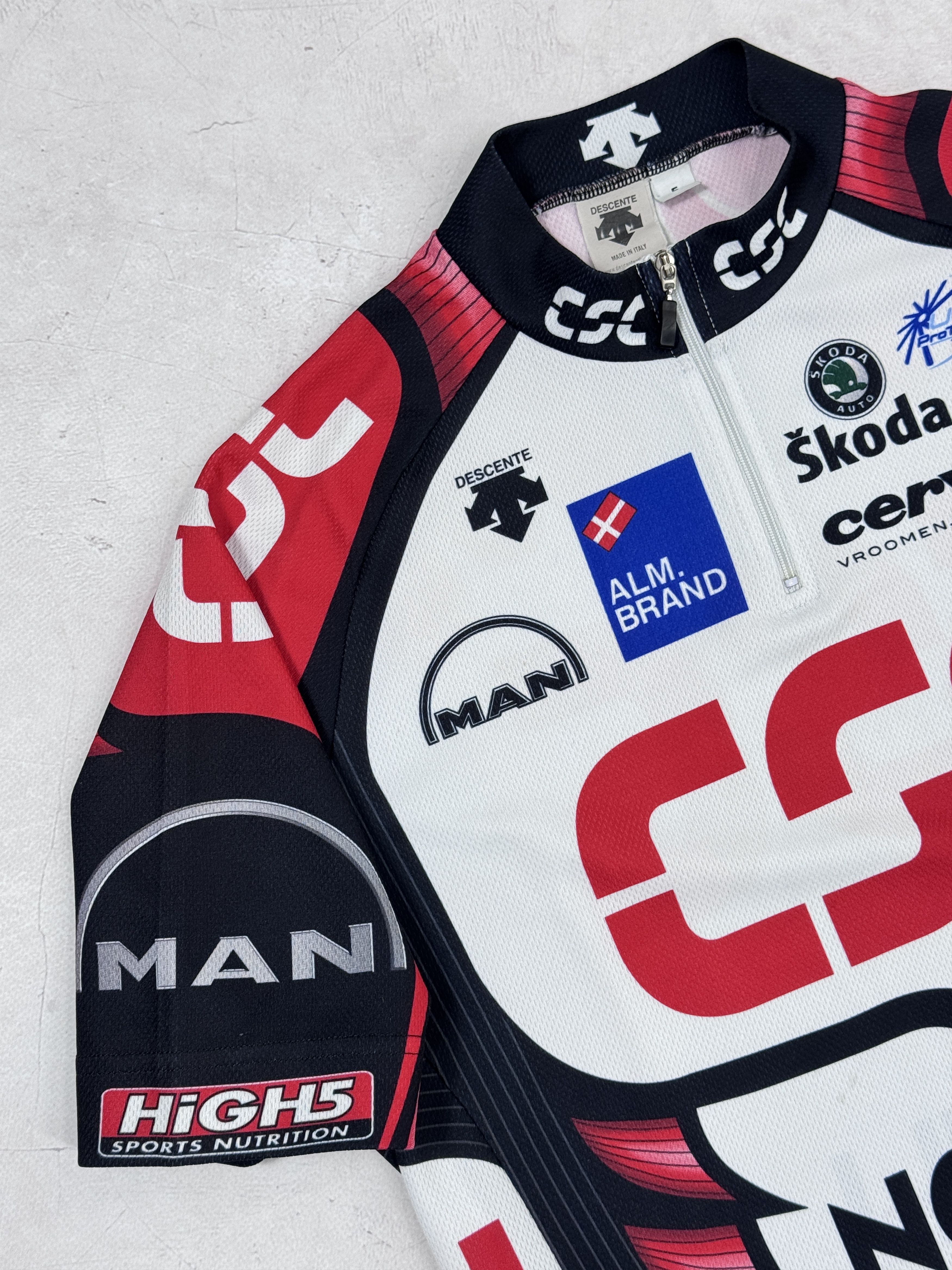 Sports Specialties Descente Team CSC Skoda Man Nobili Cycling Jersey Size US M / EU 48-50 / 2 - 7 Thumbnail