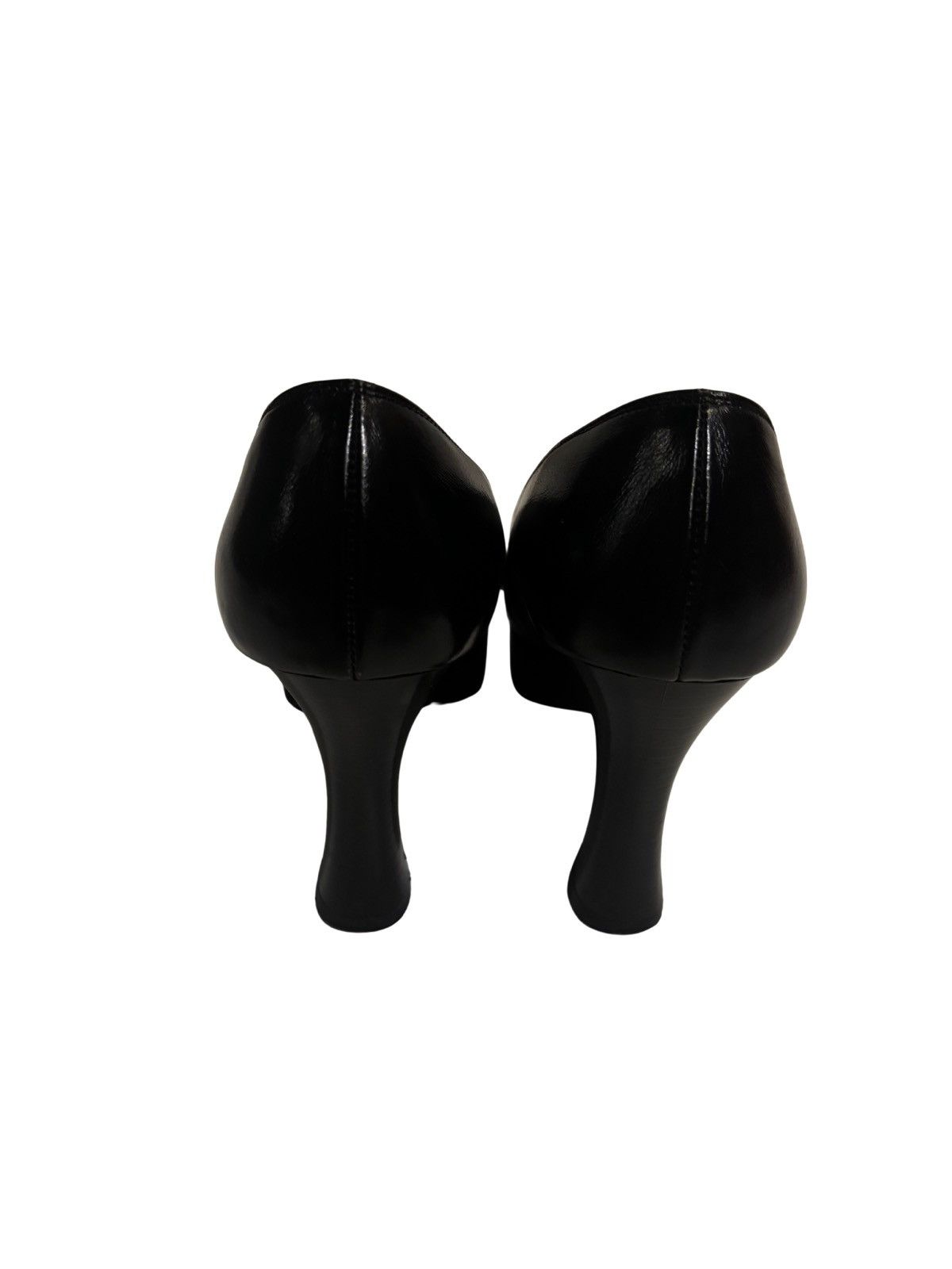 Other Comfort black leather Heels.wf1510 Size US 6.5 / IT 36.5 - 3 Thumbnail