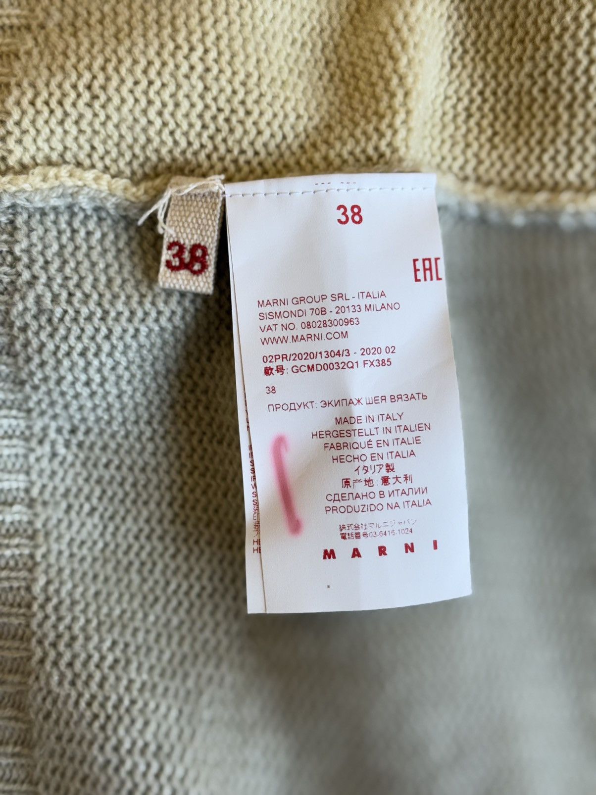 Marni Marni SS2020 Colorblock Knit Crewneck Sweater Size XS / US 0-2 / IT 36-38 - 4 Thumbnail