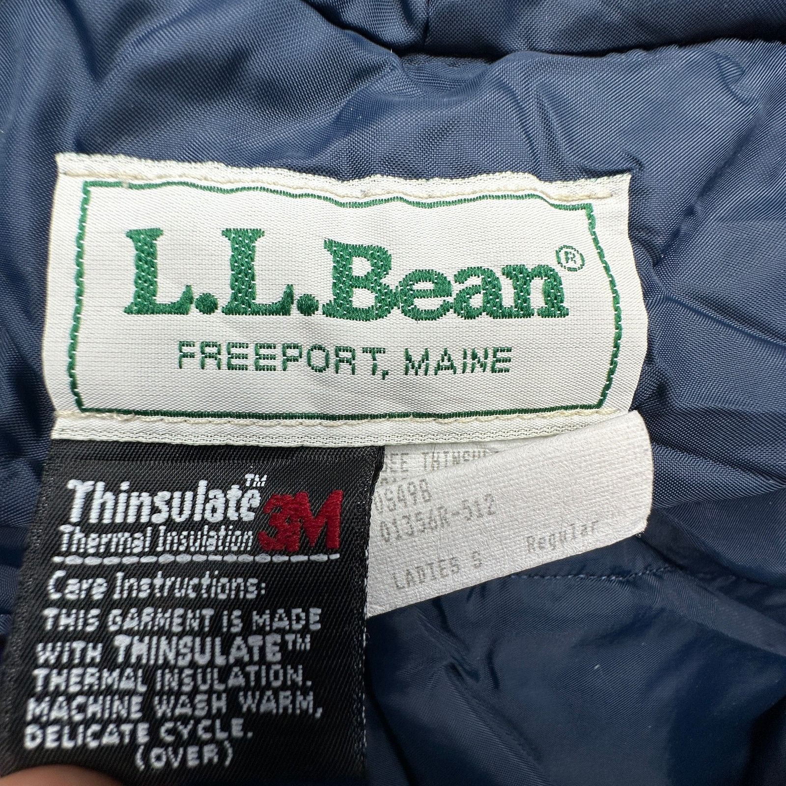 L.L. Bean VTG LL Bean Thinsulate Windbreaker Anorak Womens Small Size S / US 4 / IT 40 - 3 Thumbnail