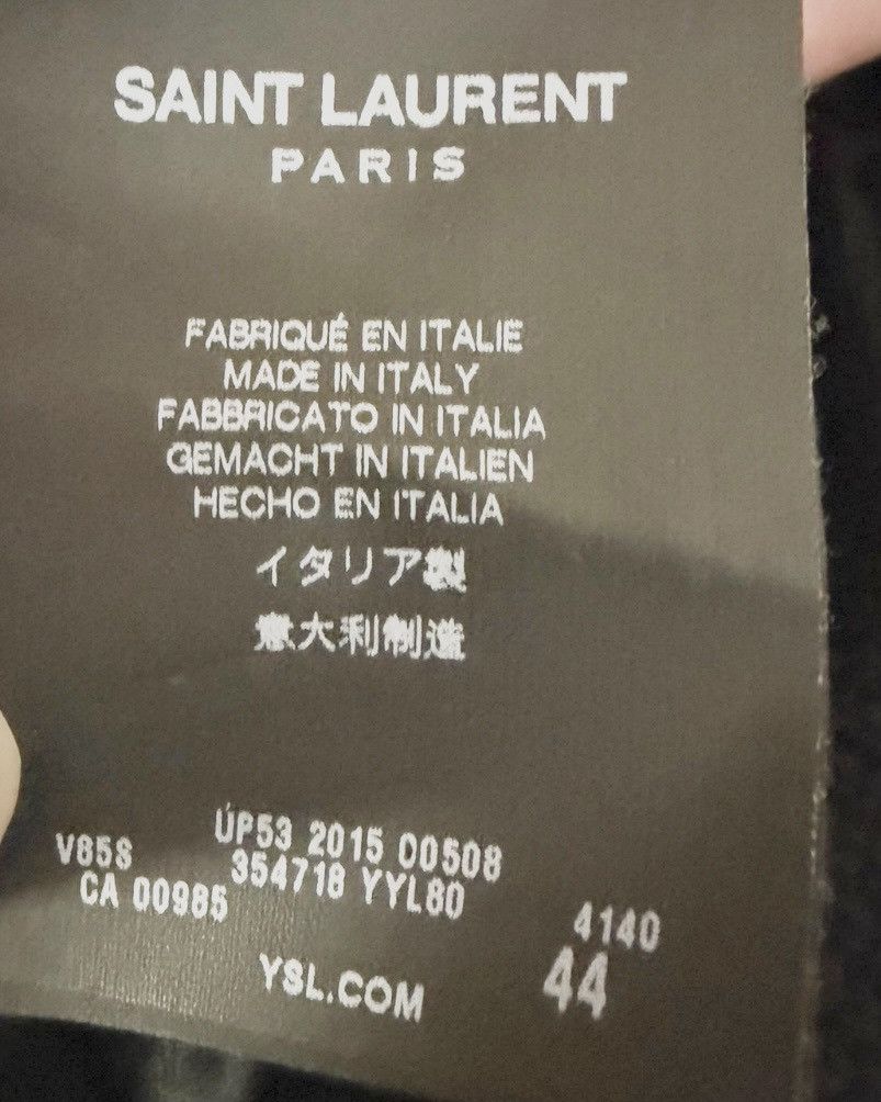 Saint Laurent Paris 15FW Teddy Jacket in Navy Size US S / EU 44-46 / 1 - 3 Thumbnail