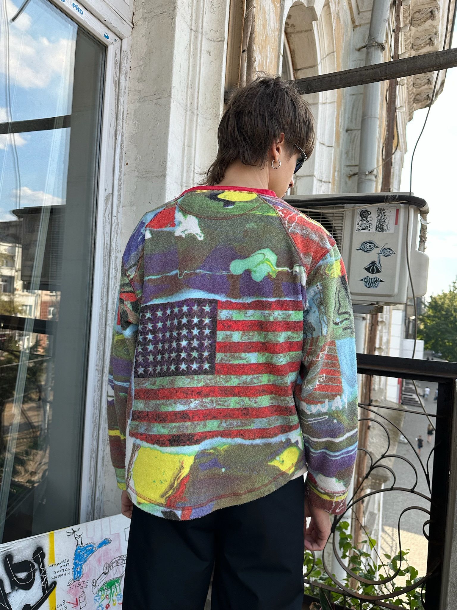 JET SET JET SET VINTAGE longsleeve acid psychedelic drugs lsd usa Size US M / EU 48-50 / 2 - 1 Thumbnail