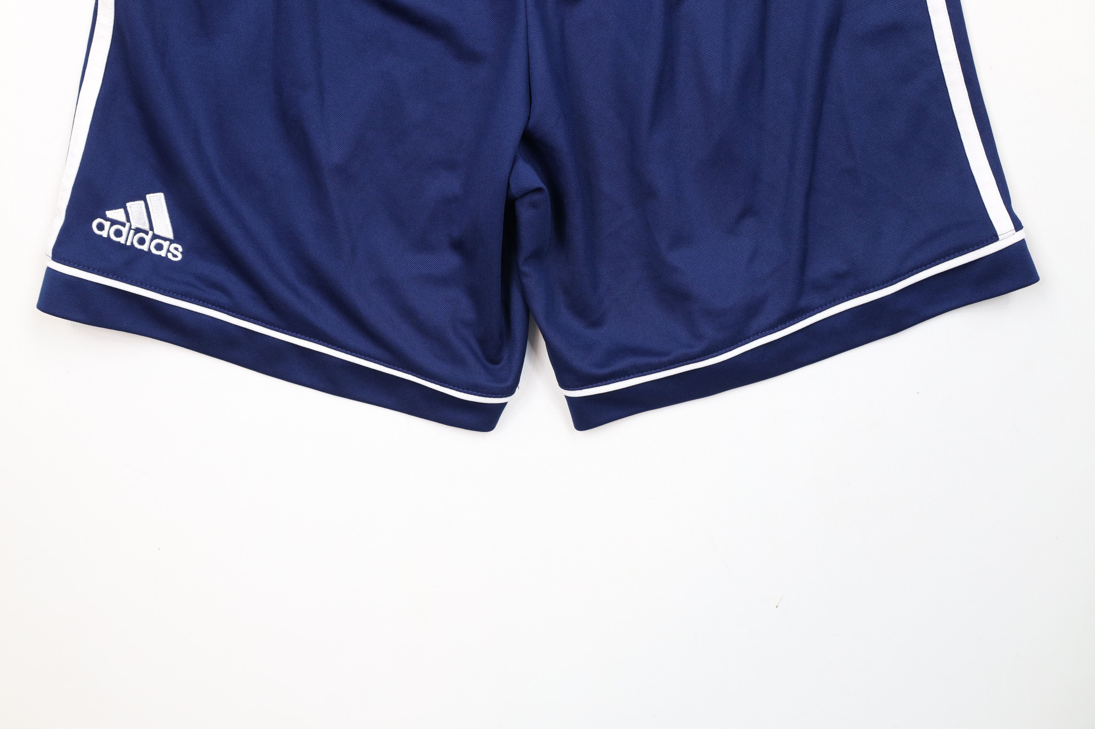 Adidas × Vintage Vintage Adidas Striped Running Jogging Soccer Shorts Blue Size US 30 / EU 46 - 9 Thumbnail