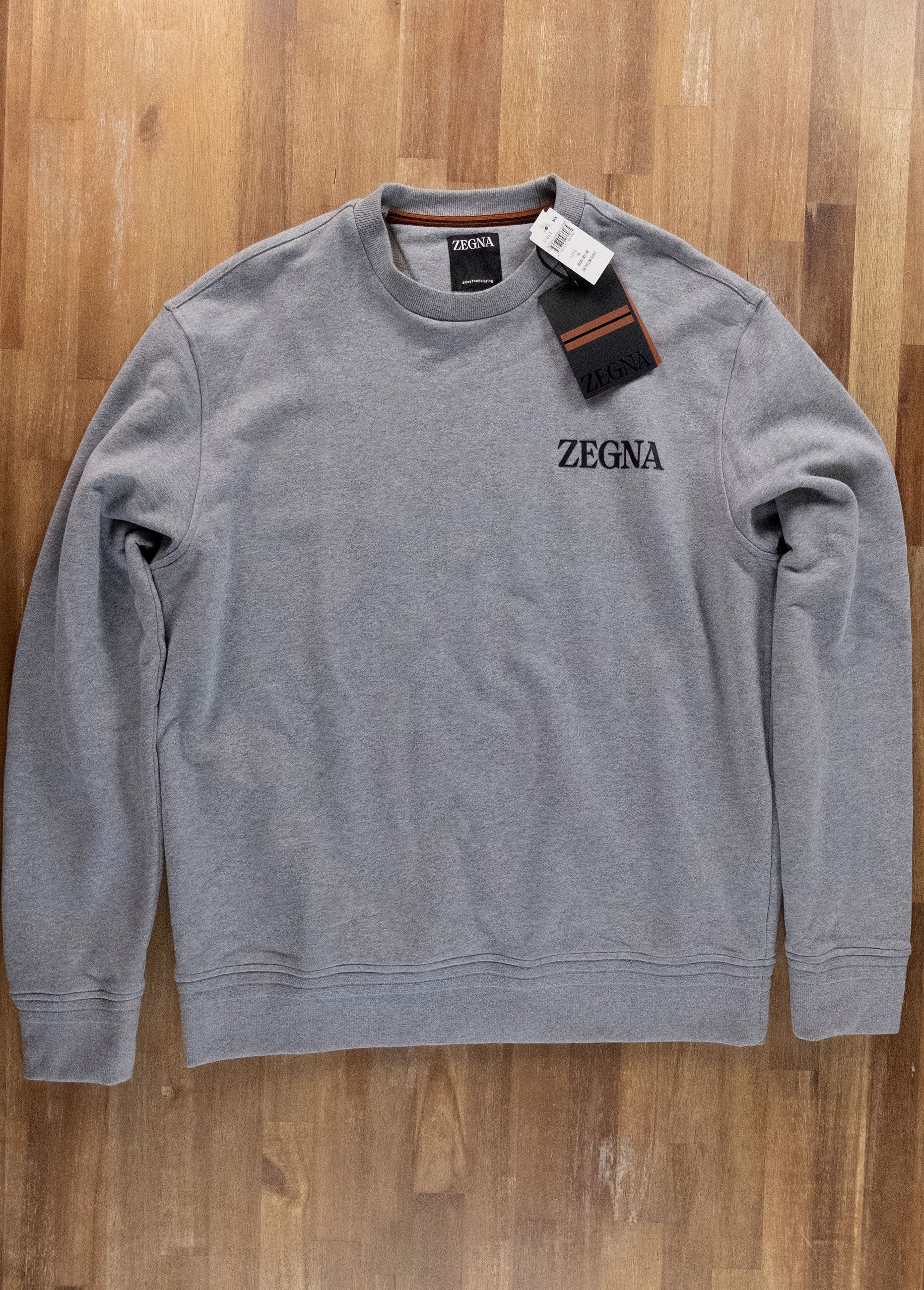 Ermenegildo Zegna ZEGNA #UseTheExisting gray loose fit sweatshirt Medium / 50 Size US M / EU 48-50 / 2 - 1 Thumbnail