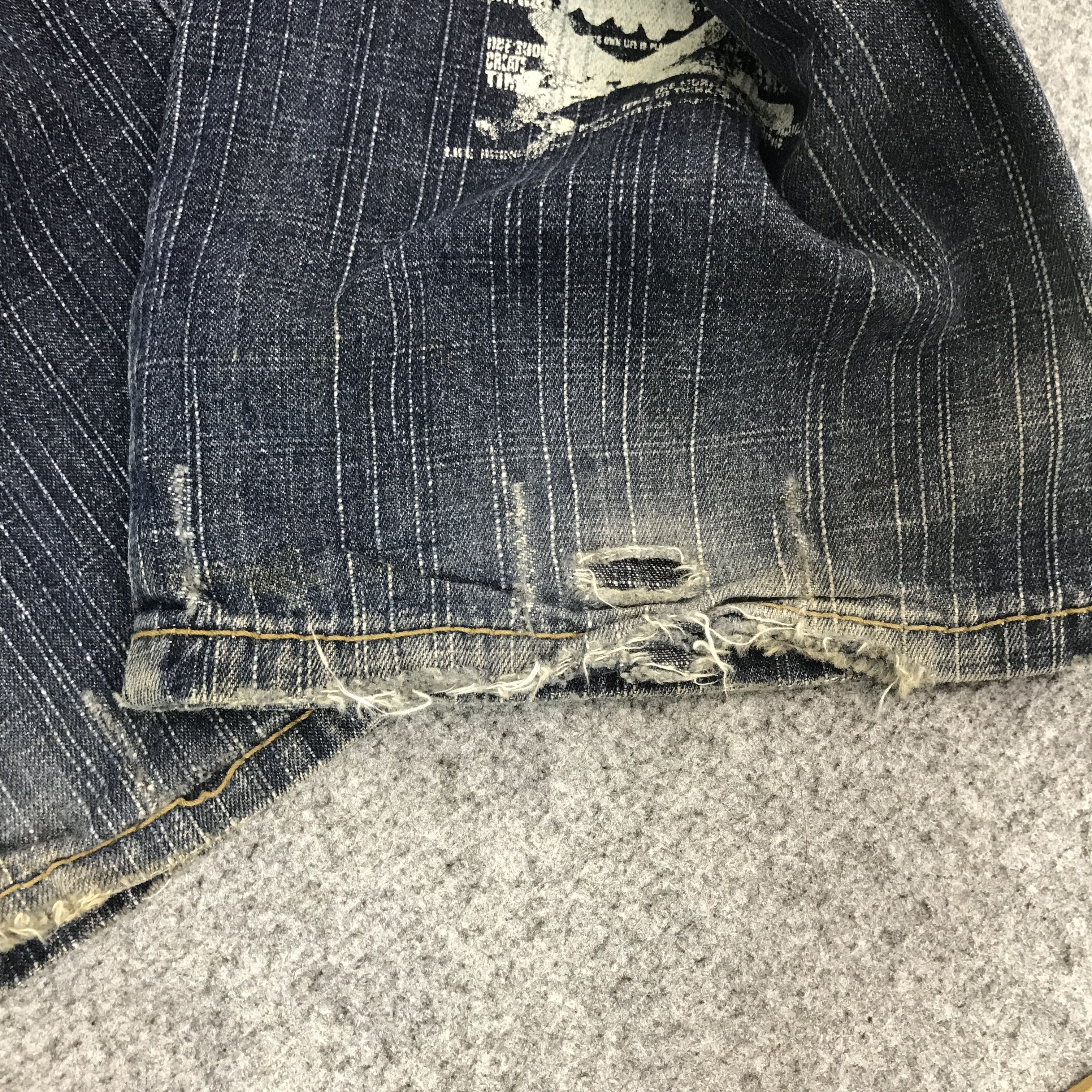 Japanese Brand gri gri denim gothic punk japan denim pants Size US 32 / EU 48 - 13 Thumbnail