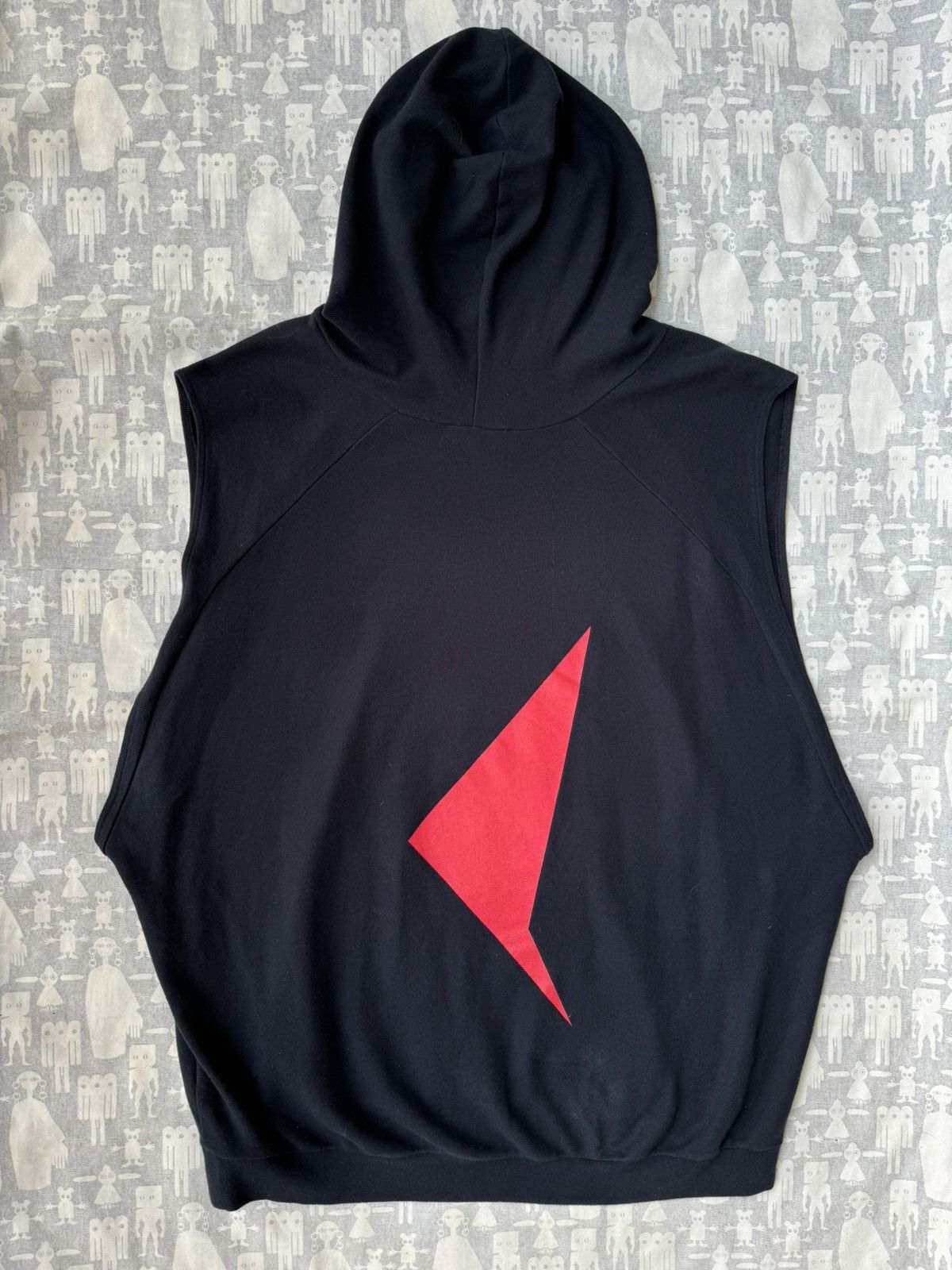 Raf Simons SS05 Lighting Bolt Abstract Oversized Hoodie