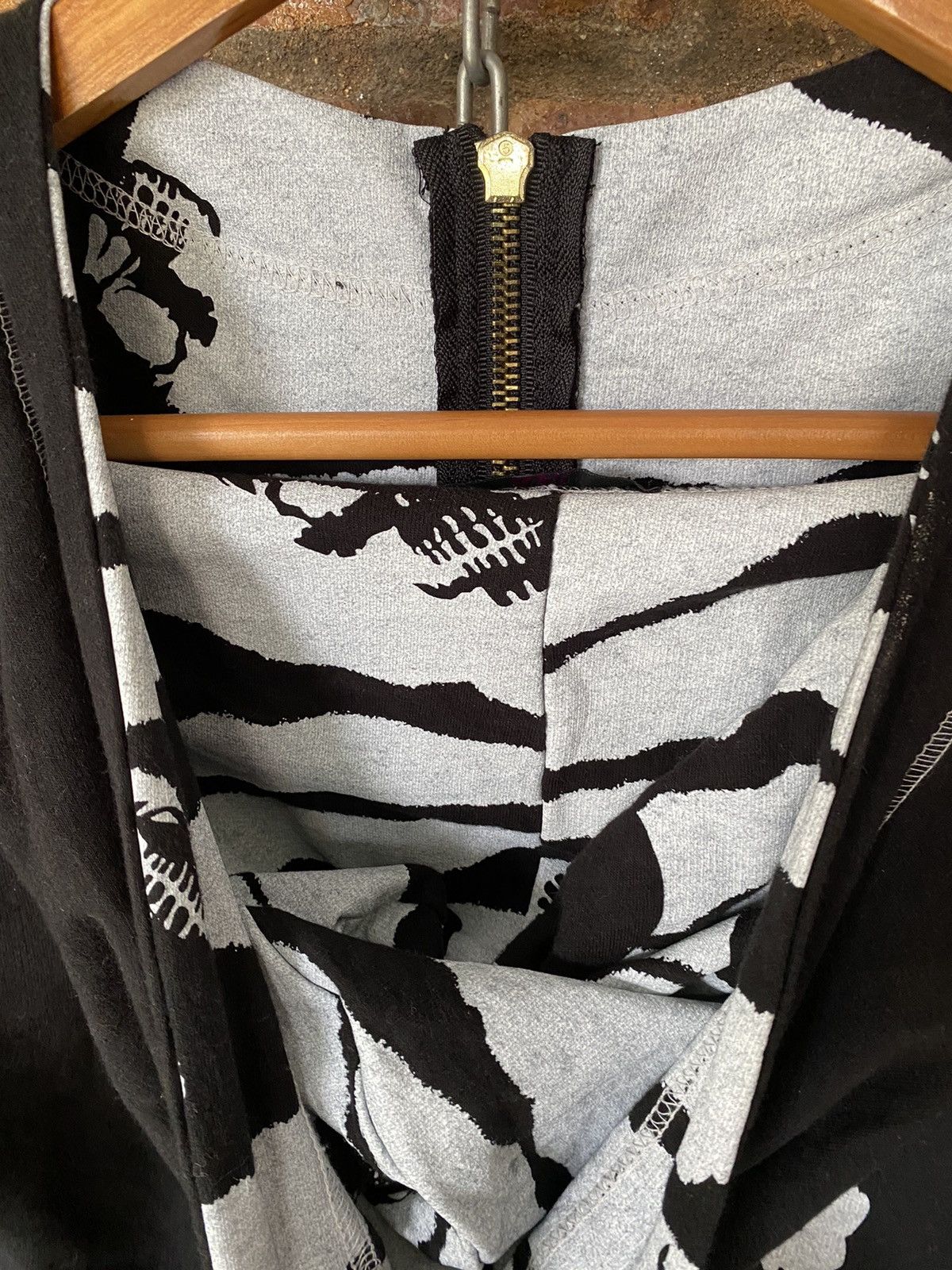 Japanese Brand Vtg Real Mars Japan Punk Skull contra Stitch bono hoodie Size XS / US 0-2 / IT 36-38 - 12 Thumbnail