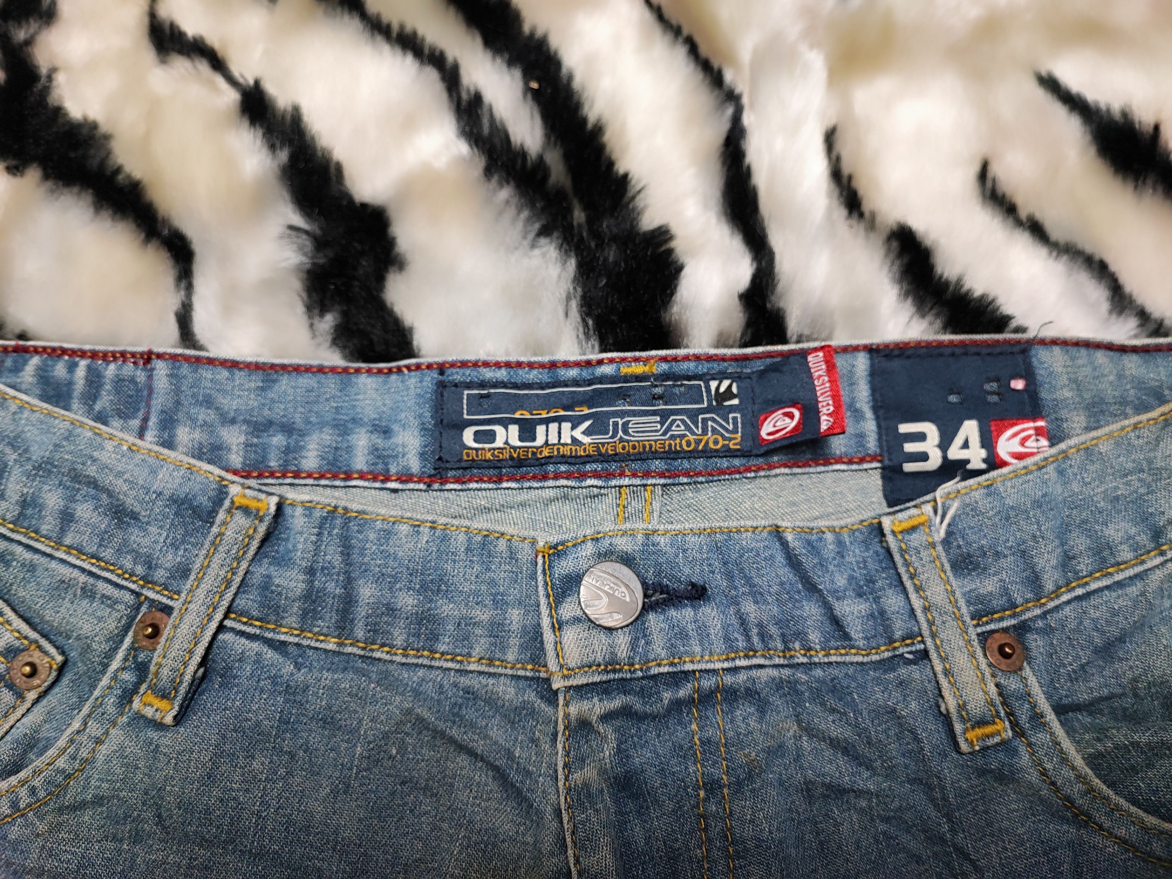 Quiksilver × Vintage Quiksilver Jeans Baggy Size 33 Size US 33 - 5 Thumbnail