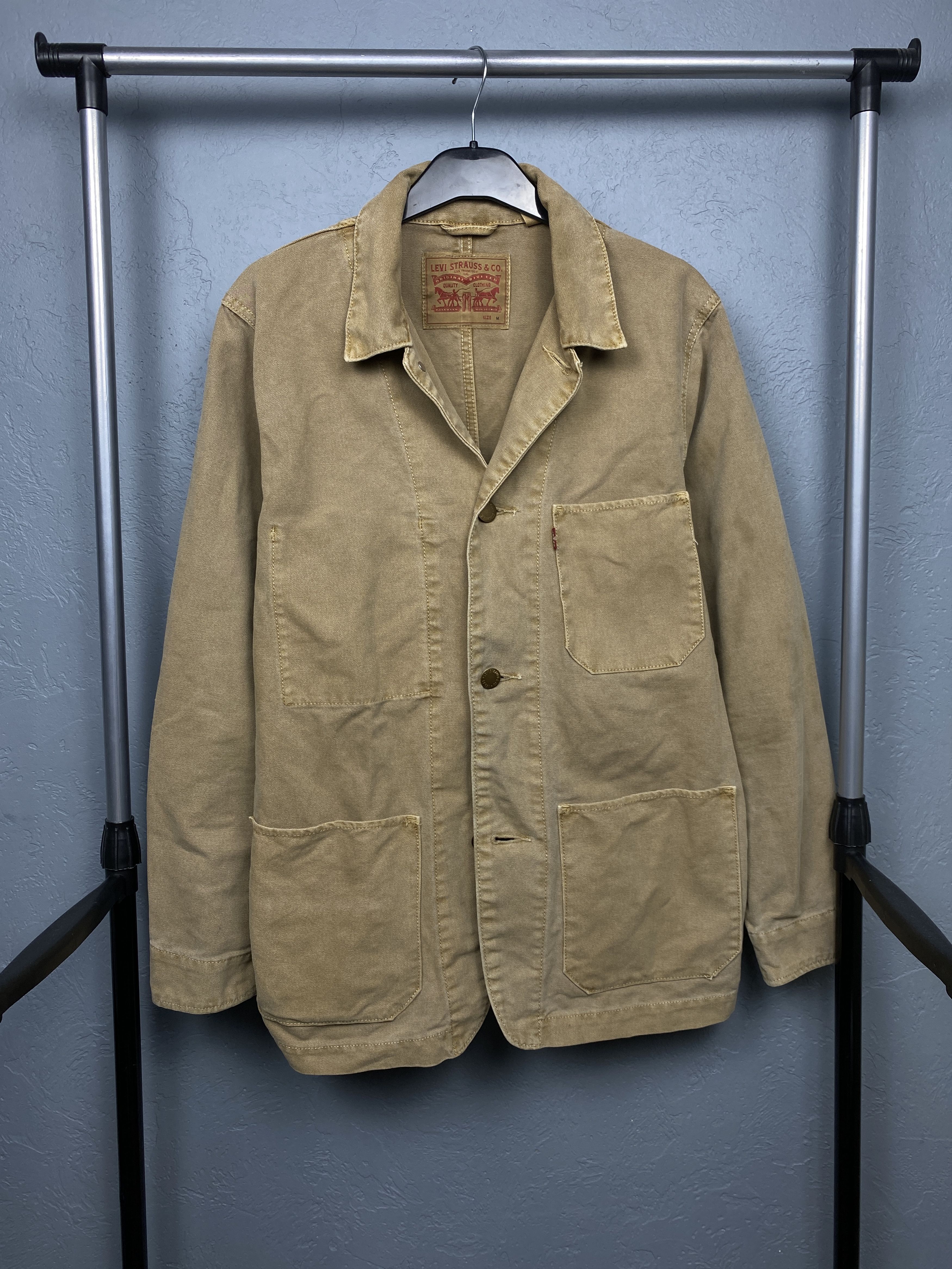 Levi's Levi's Vintage Mens Workwear Jacket Size US M / EU 48-50 / 2 - 1 Thumbnail