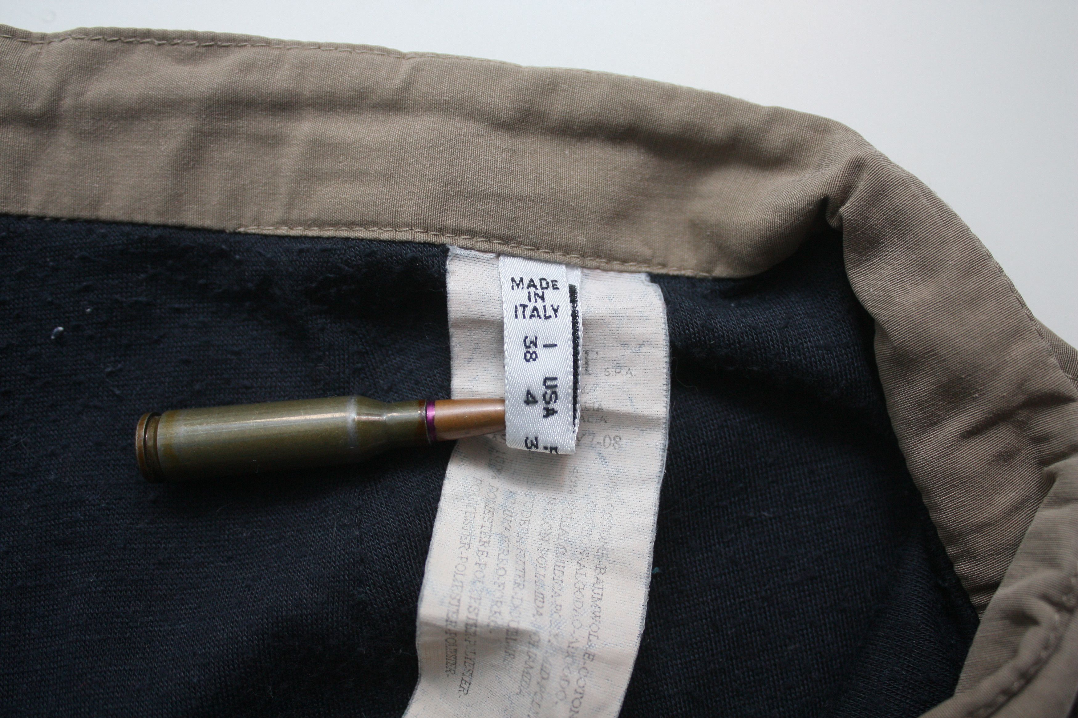 Armani Armani Jeans Vintage Nylon Beige Cargo Pants US4 Size 27" / US 4 / IT 40 - 6 Thumbnail