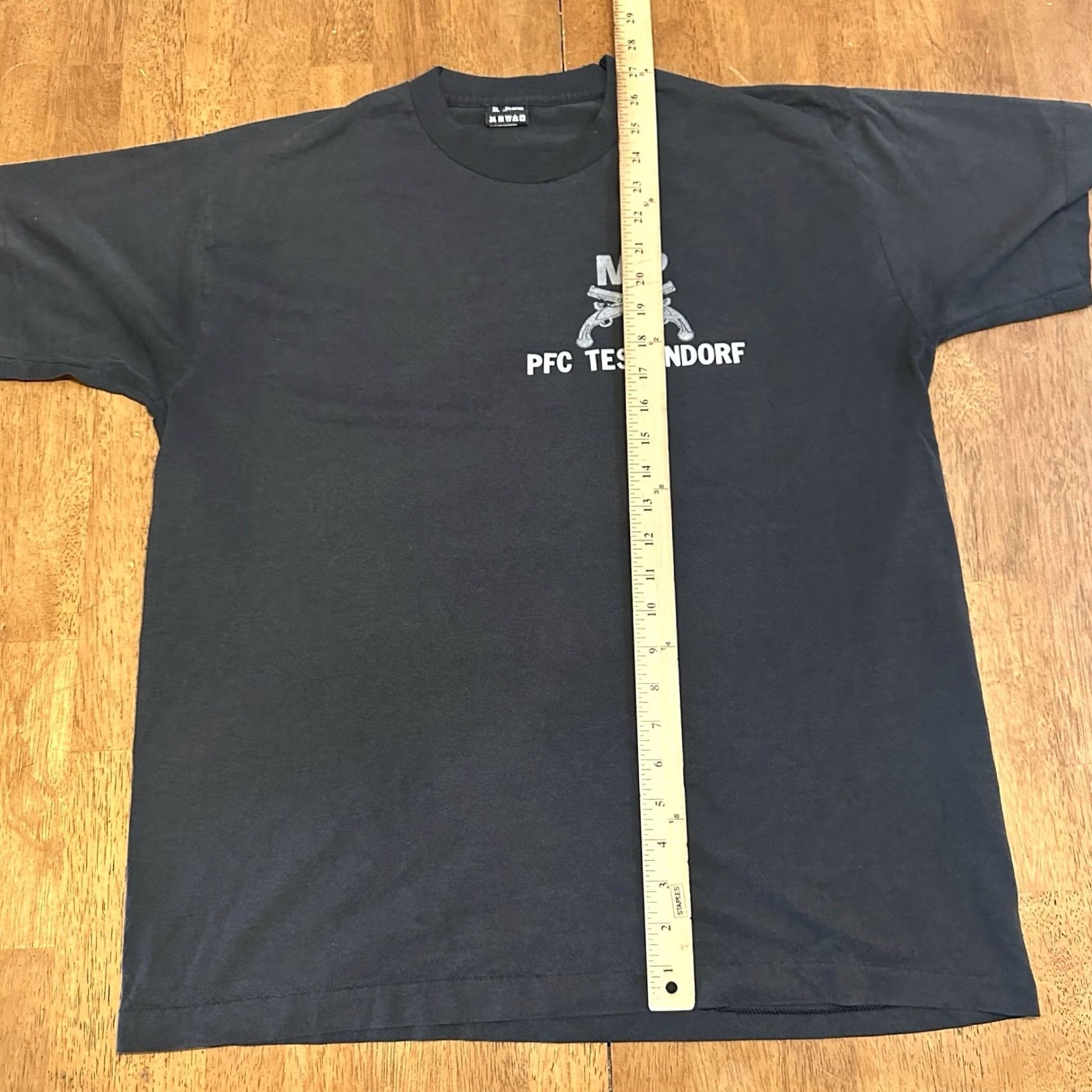 Fruit Of The Loom VINTAGE Regional Correctional Facility T Shirt XL Black 90s PFC Pistols Size US XL / EU 56 / 4 - 7 Thumbnail