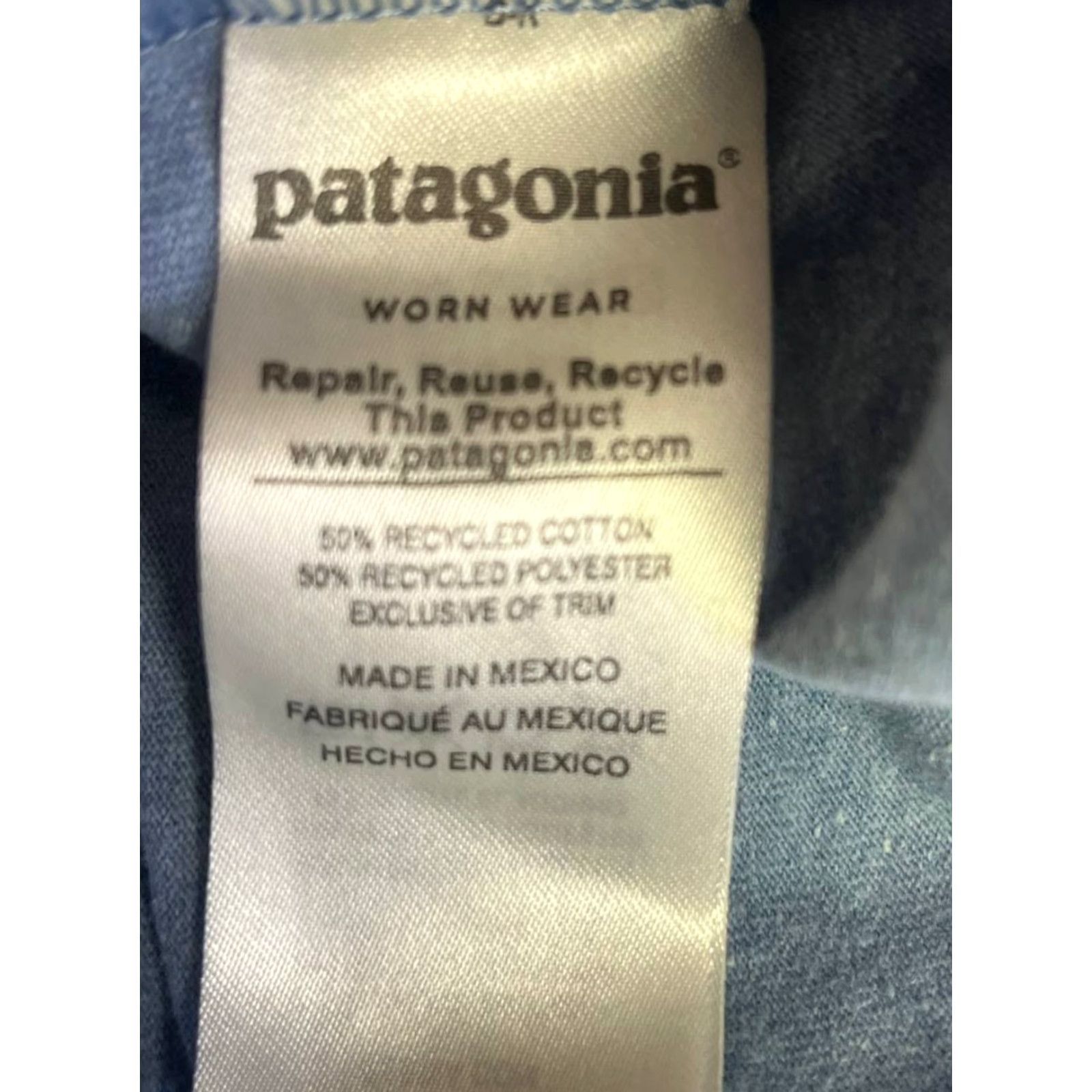 Patagonia Patagonia Shirt Mens Small Blue Mountains Logo Graphic Outdoor Classic T-Shirt Men Short Sleeve Crew Neck Cotton Polyester Knit Logo Size US S / EU 44-46 / 1 - 6 Thumbnail