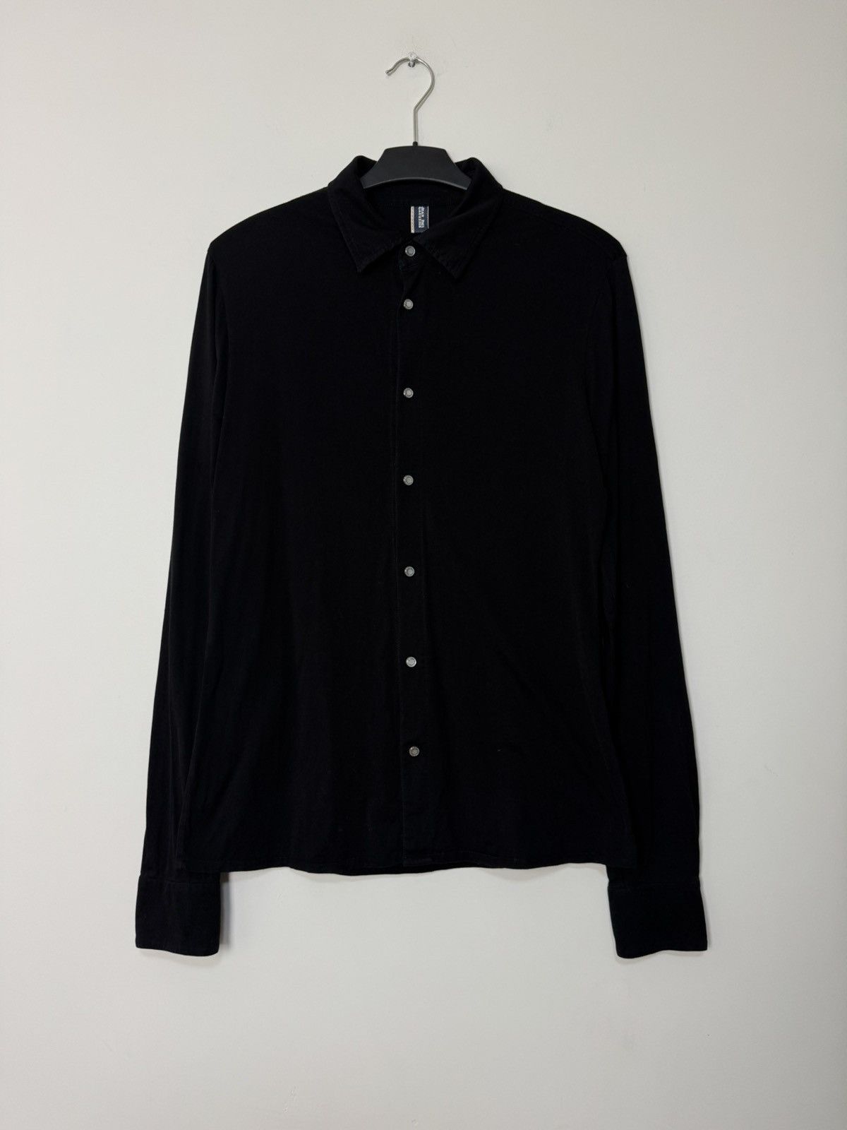 トップス jean paul gaultier HOMME objet archive Jean-Paul GAULTIER HOMME objet Bias Stripe Cotton Shirt Grey
