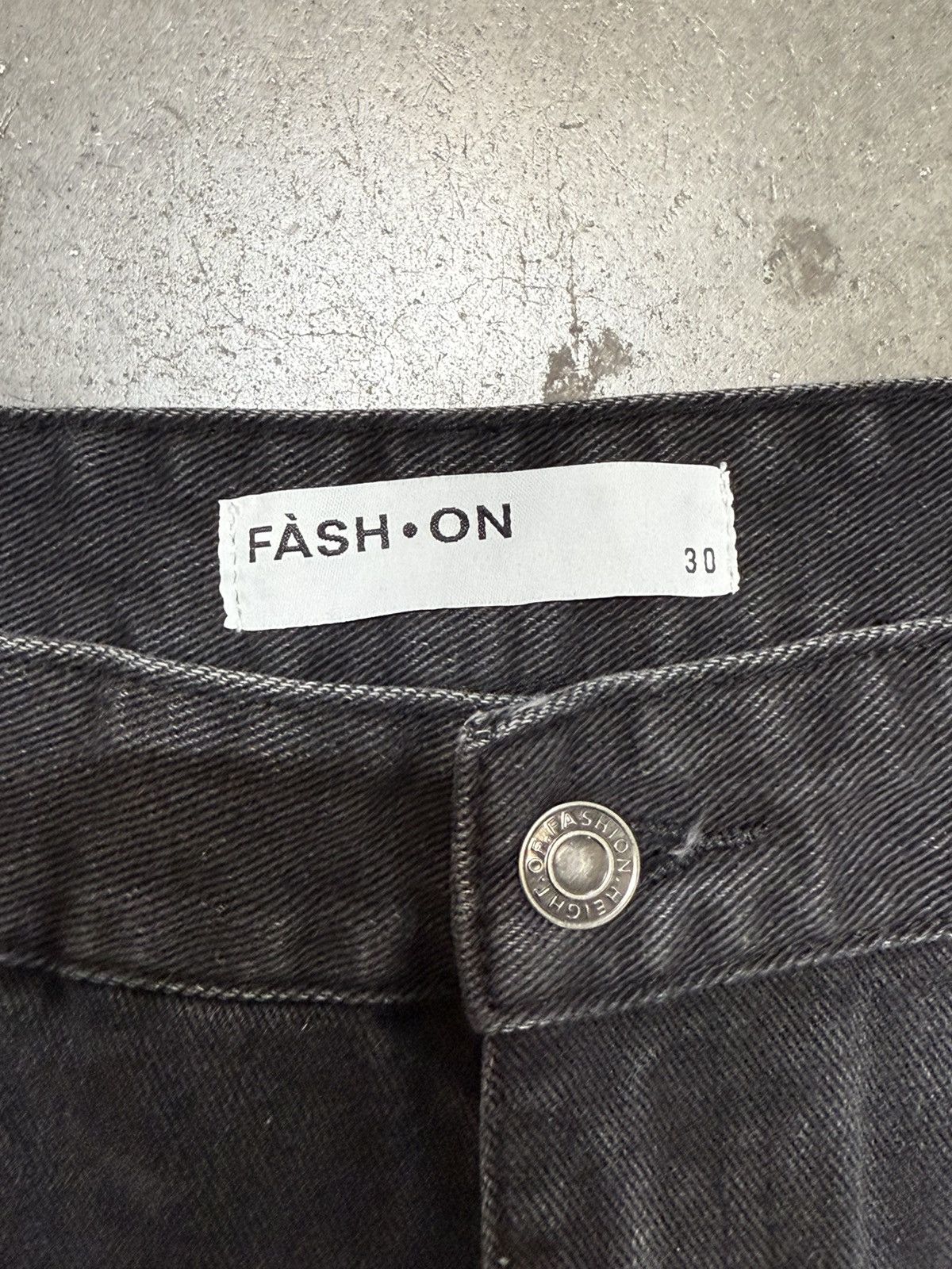 Other Fashon Garments Black Faded Denim Size US 30 / EU 46 - 3 Thumbnail