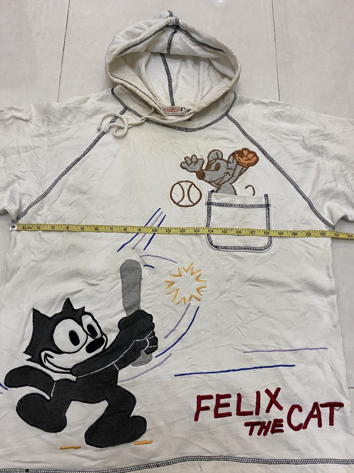 Cartoon Network × Felix × Vintage Vintage Felix The Cat 3q Hoodie Size US L / EU 52-54 / 3 - 8 Thumbnail