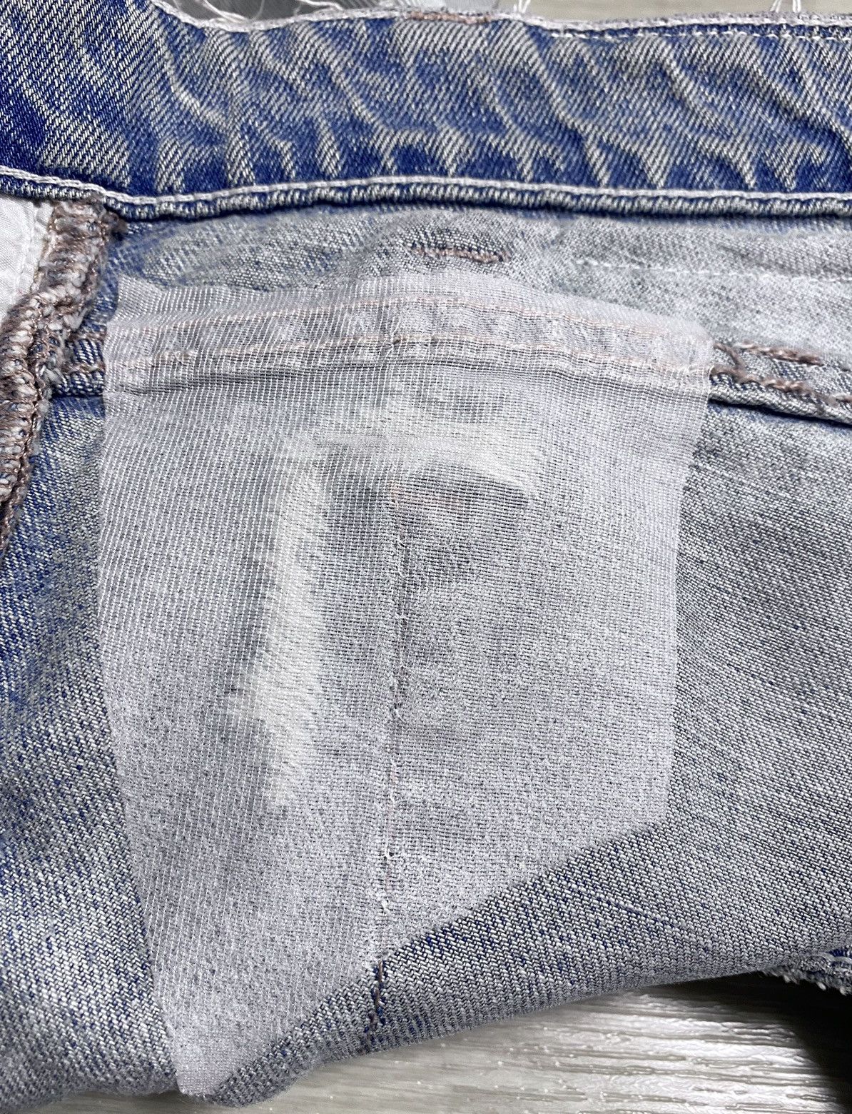 Other J’s Exte Washed Blue Distressed Torn Jeans Denim Size 27" / US 4 / IT 40 - 22 Thumbnail