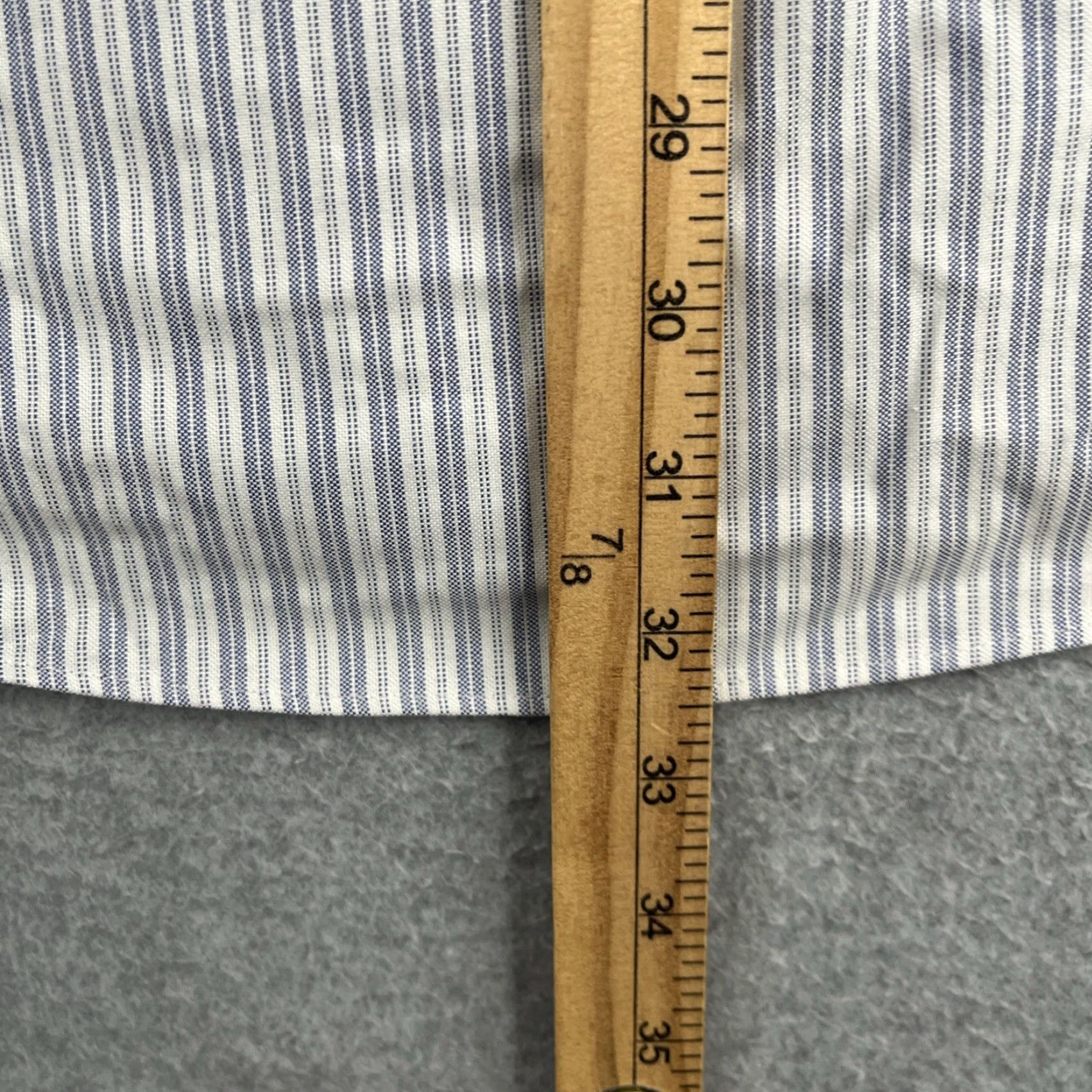 Brooks Brothers Brooks Brothers Madison Shirt Dress Shirt 16.5 Blue Striped Non Iron Long Sleeve Button Up Button-Down Collar Mens Regular Size US XL / EU 56 / 4 - 7 Thumbnail
