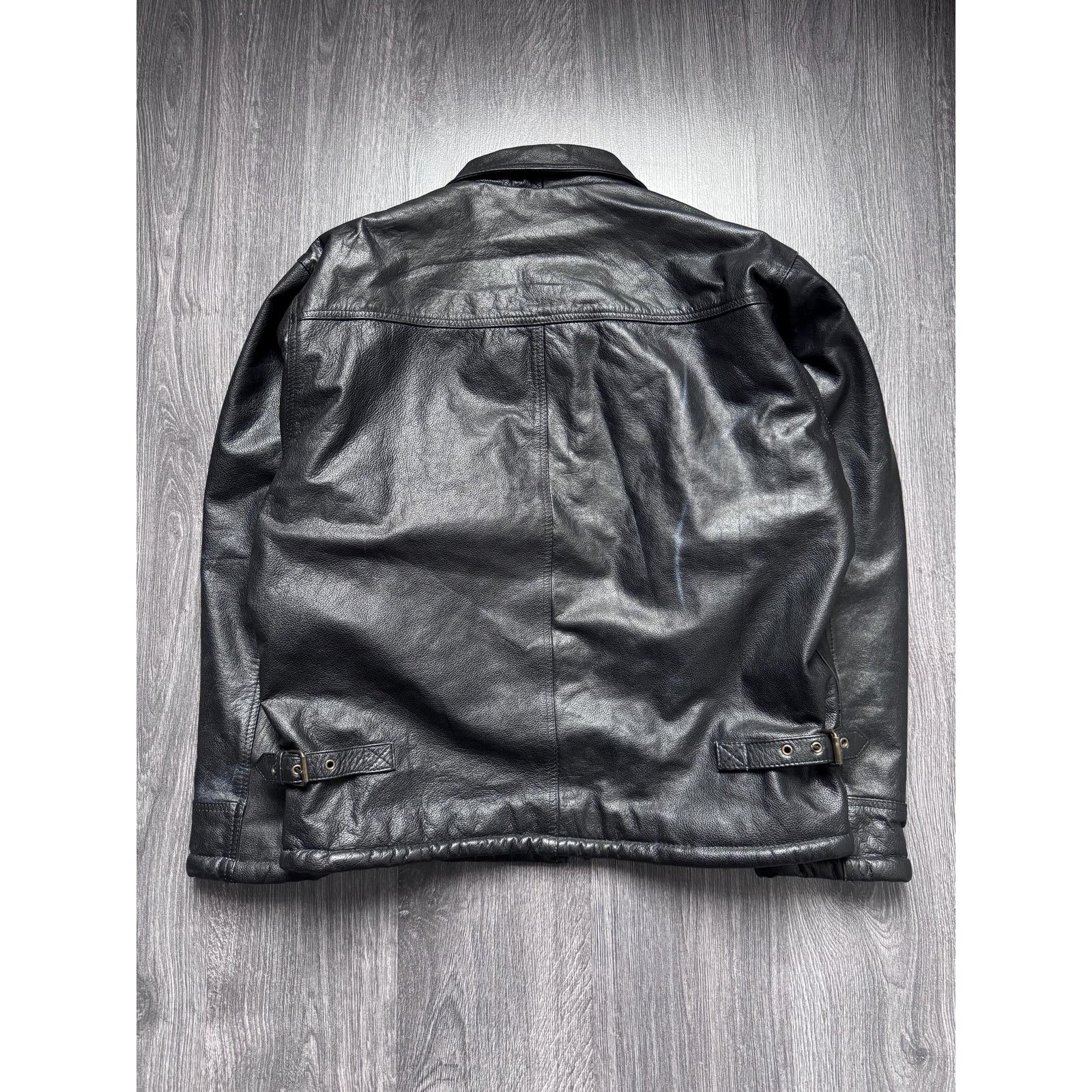 Vintage Black Donna Vintage Real Leather Biker Jacket Size US L / EU 52-54 / 3 - 7 Thumbnail